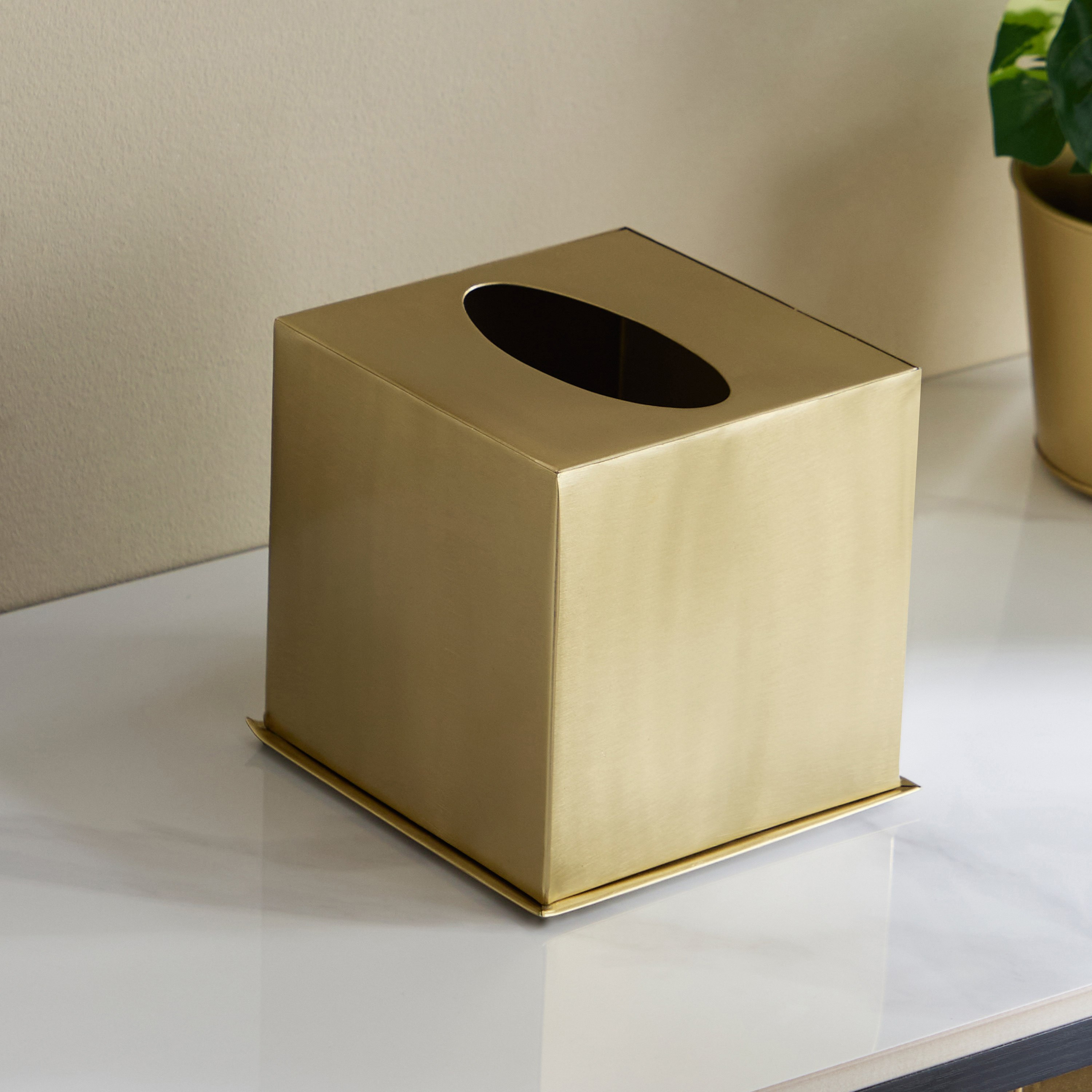 Verve Metal Tissue Holder - 13x13x15 cm-hbxdecorandfurnishings-homeaccessories-novelties-image-2