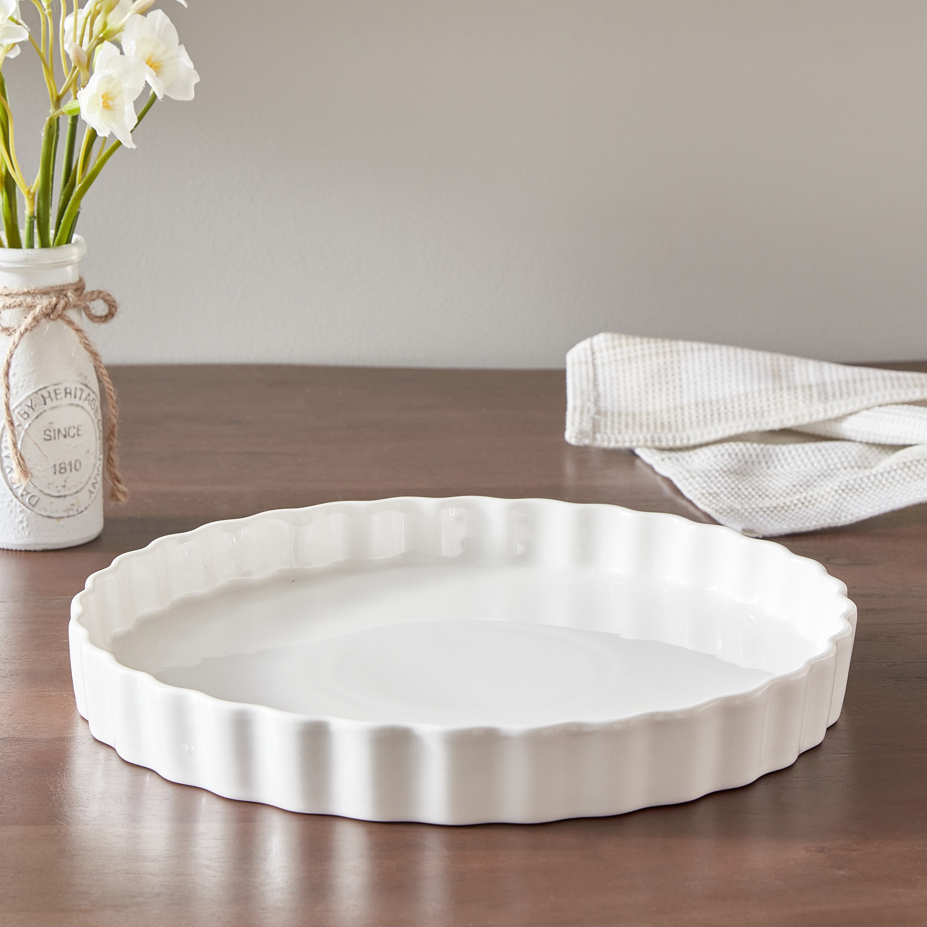 صحن تارت من سوبريم - 32 سم-hbxdecorandfurnishings-tabletop-serveware-image-1