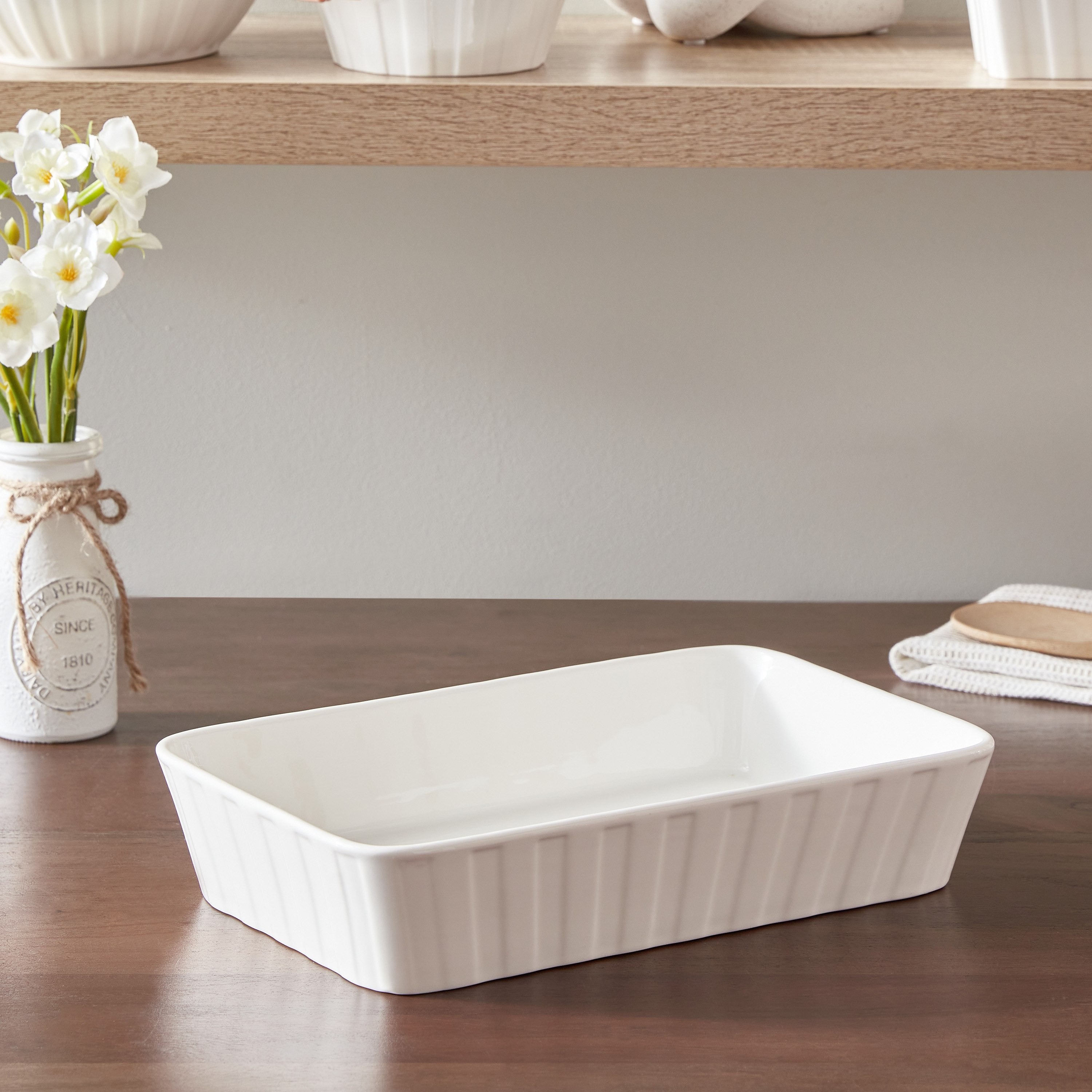صحن مستطيل من سوبريم - 30x19x6.5 سم-hbxdecorandfurnishings-tabletop-serveware-image-2