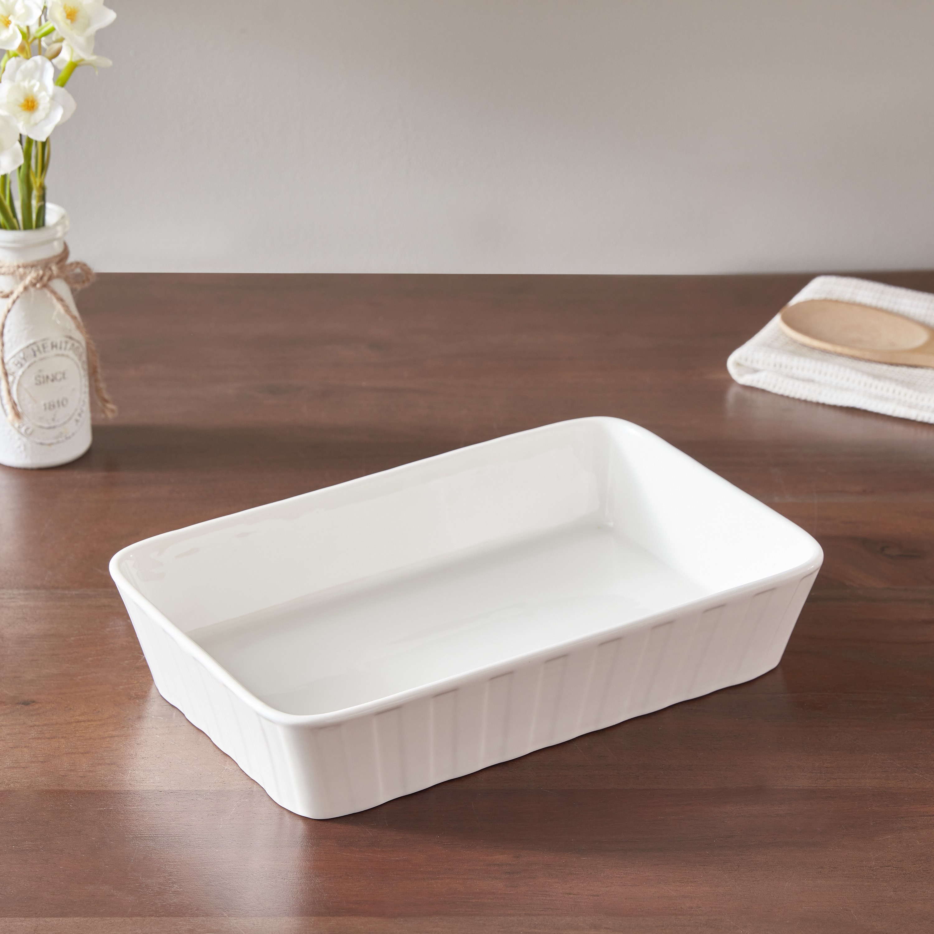 صحن مستطيل من سوبريم - 30x19x6.5 سم-hbxdecorandfurnishings-tabletop-serveware-image-3