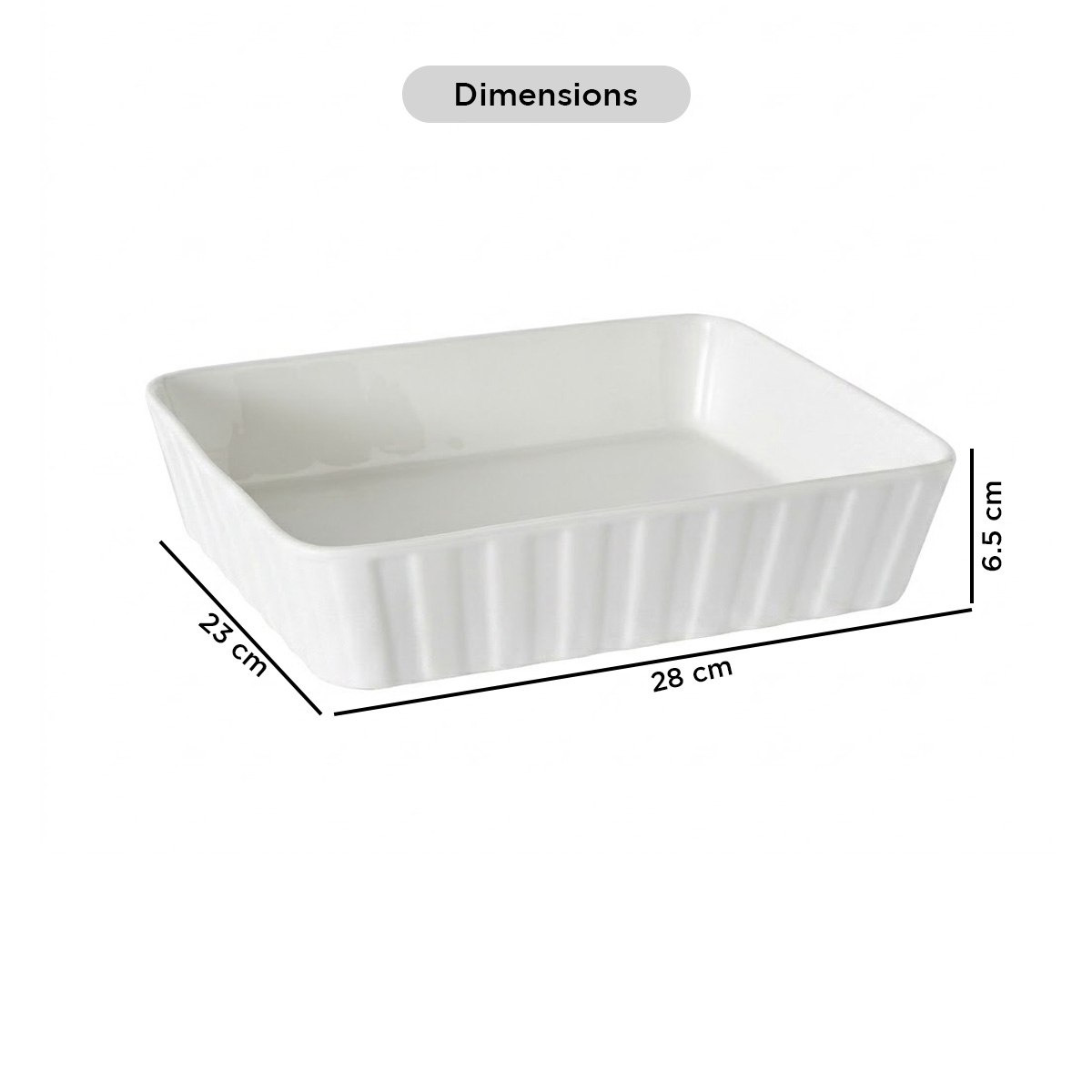 صحن مستطيل من سوبريم - 28x23x6.5 سم-hbxdecorandfurnishings-tabletop-serveware-image-9