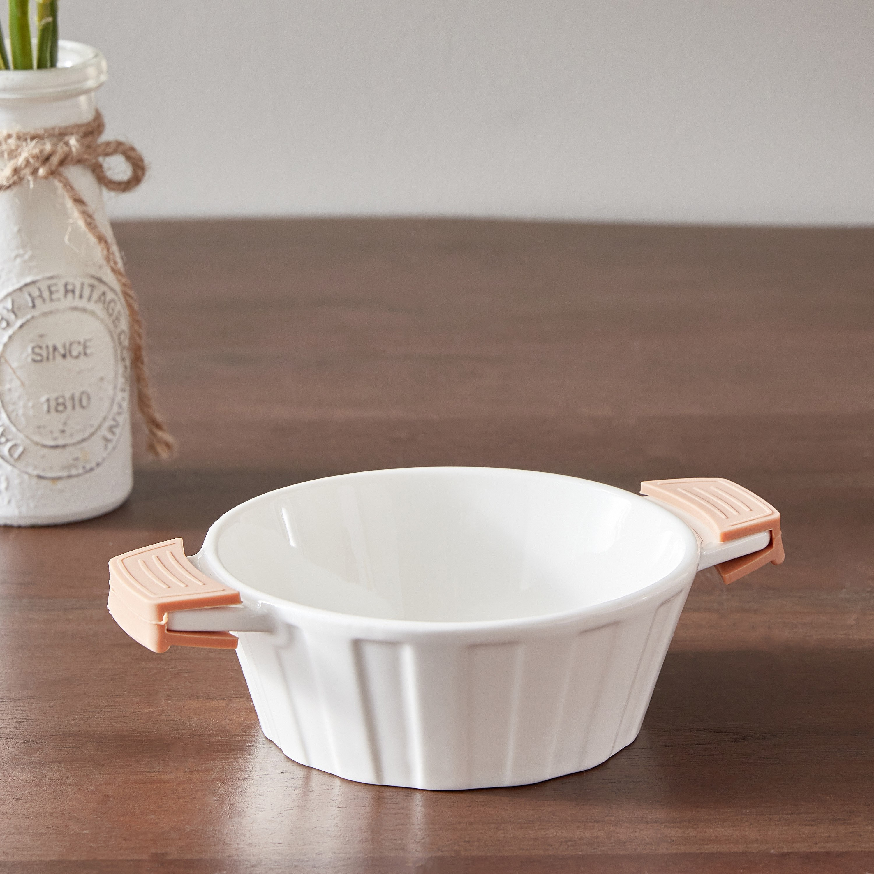 وعاء مستدير بمقبض سيليكون من سوبريم - 18 سم-hbxdecorandfurnishings-tabletop-serveware-image-2