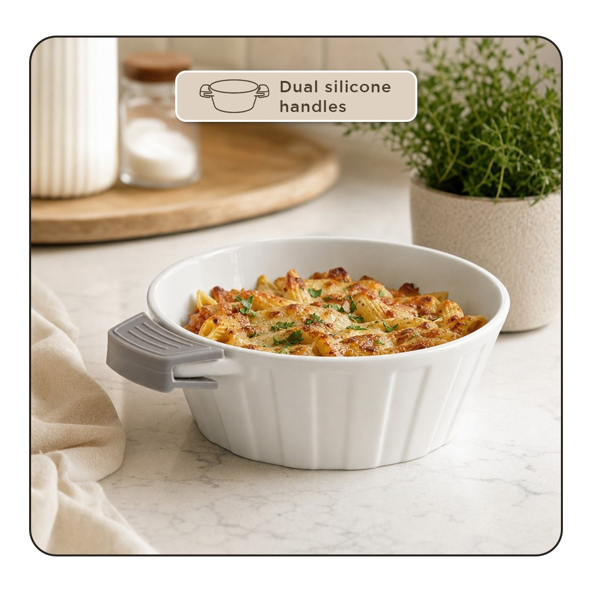 Supreme Bake Round Bowl with Silicone Handle - 18 cm-hbxdecorandfurnishings-tabletop-serveware-image-8