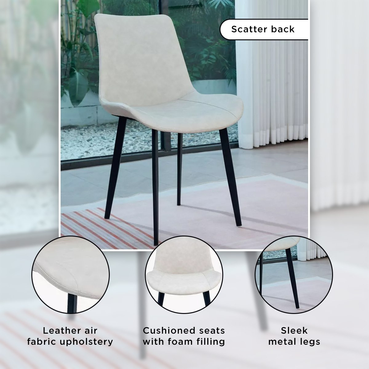 طاولة سفرة 6 مقاعد من الحجر الملبد من مارويل-hbxfurniture-diningtablesandsets-diningsets-sixseater-image-5