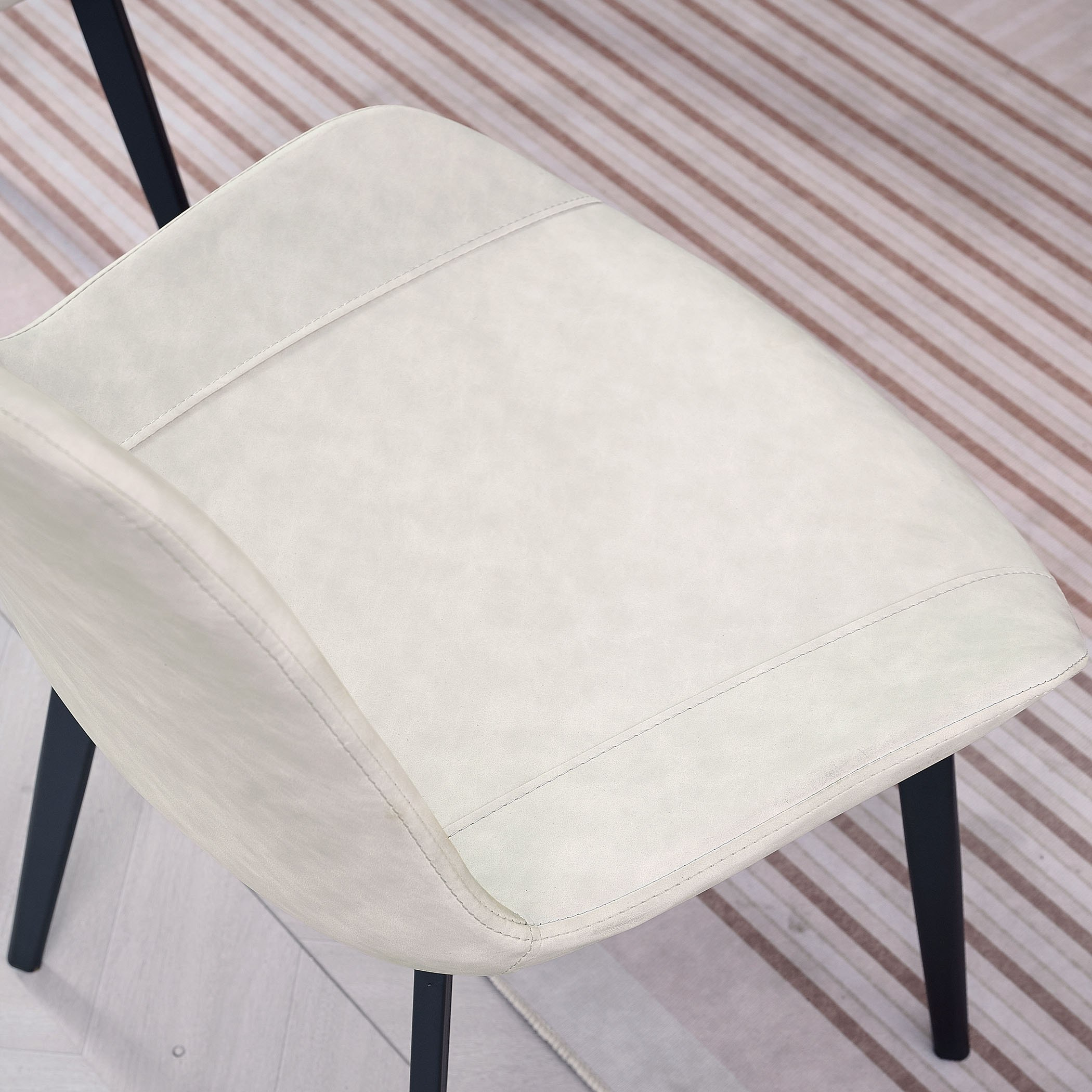 طاولة سفرة 6 مقاعد من الحجر الملبد من مارويل-hbxfurniture-diningtablesandsets-diningsets-sixseater-image-9