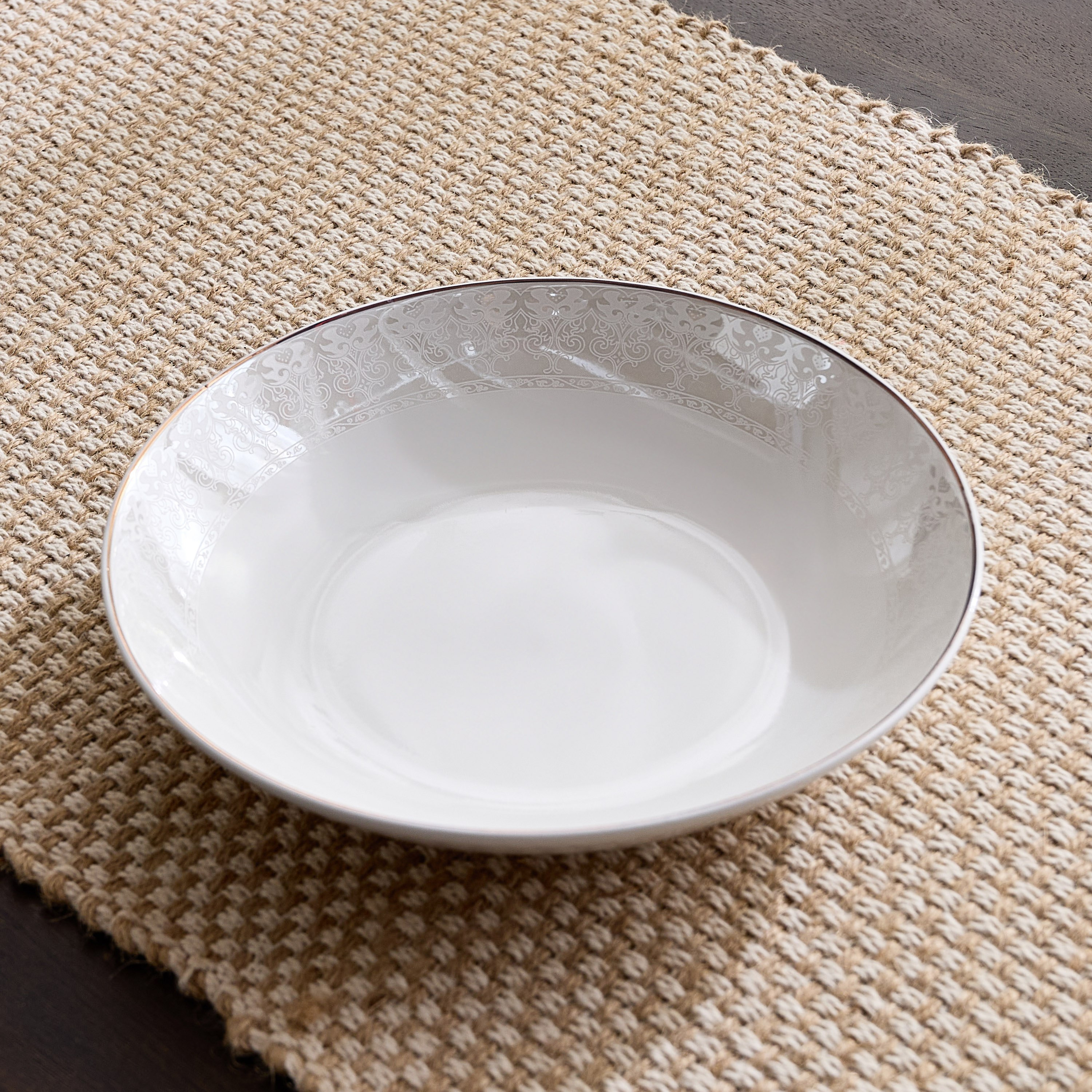 Sandra New Bone China Soup Plate - 20 cm-hbxdecorandfurnishings-tabletop-crockery-image-2