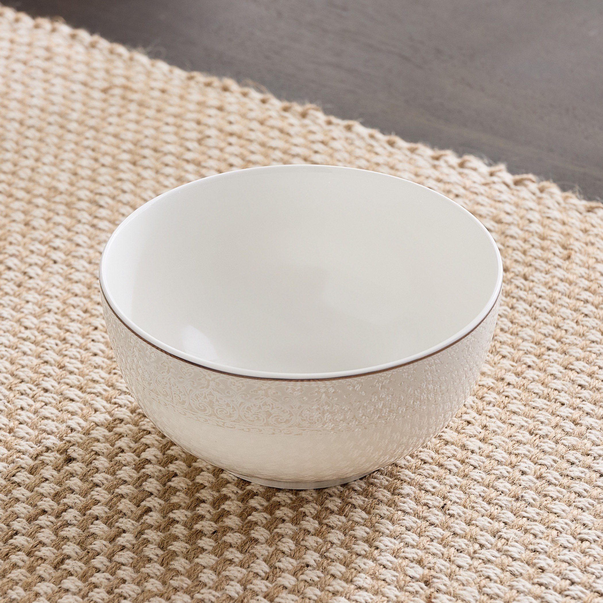 Sandra New Bone China Rice Bowl - 13 cm-hbxdecorandfurnishings-tabletop-crockery-image-2