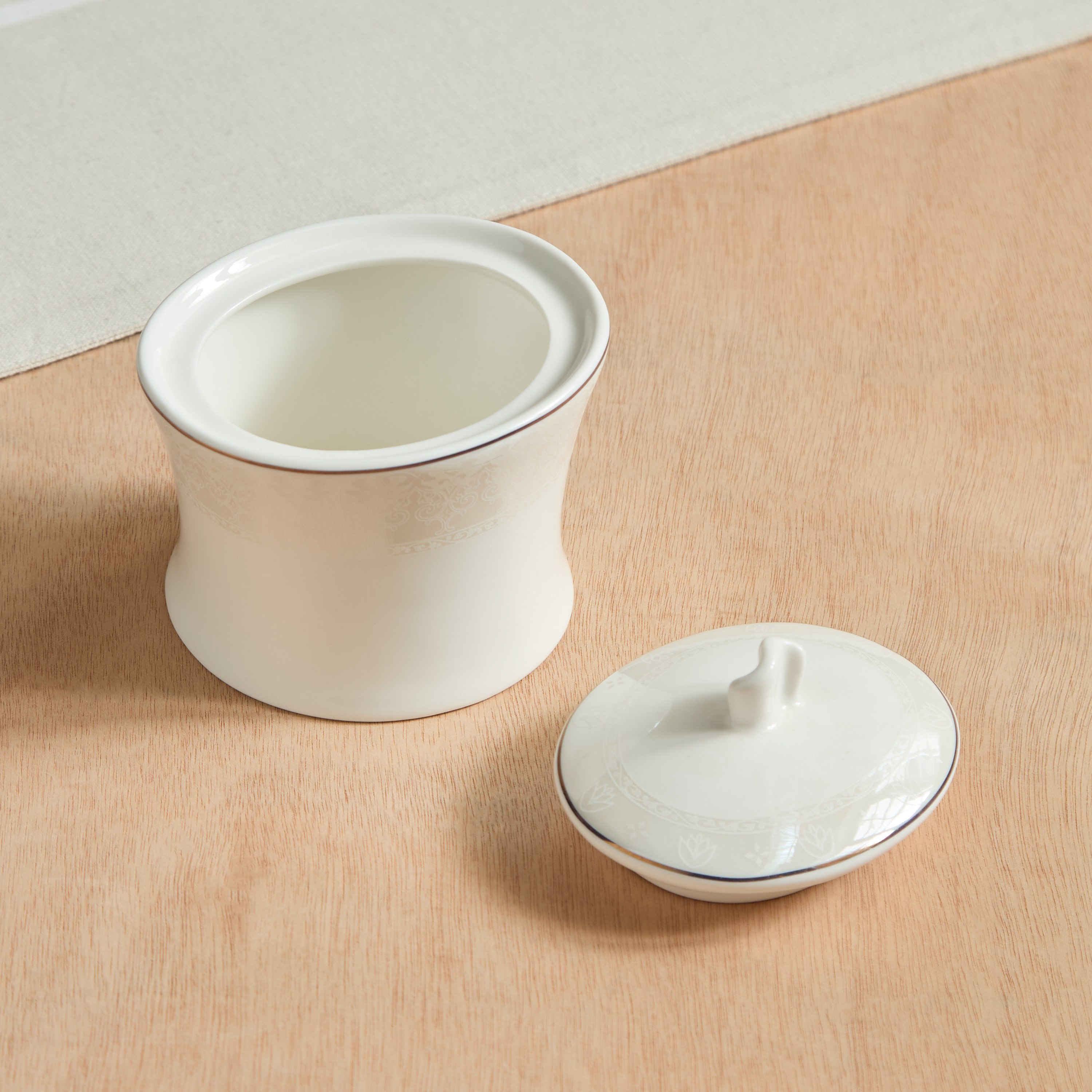 Sandra New Bone China Sugar Pot - 300 ml-hbxhomeware-hbxkitchen-image-2