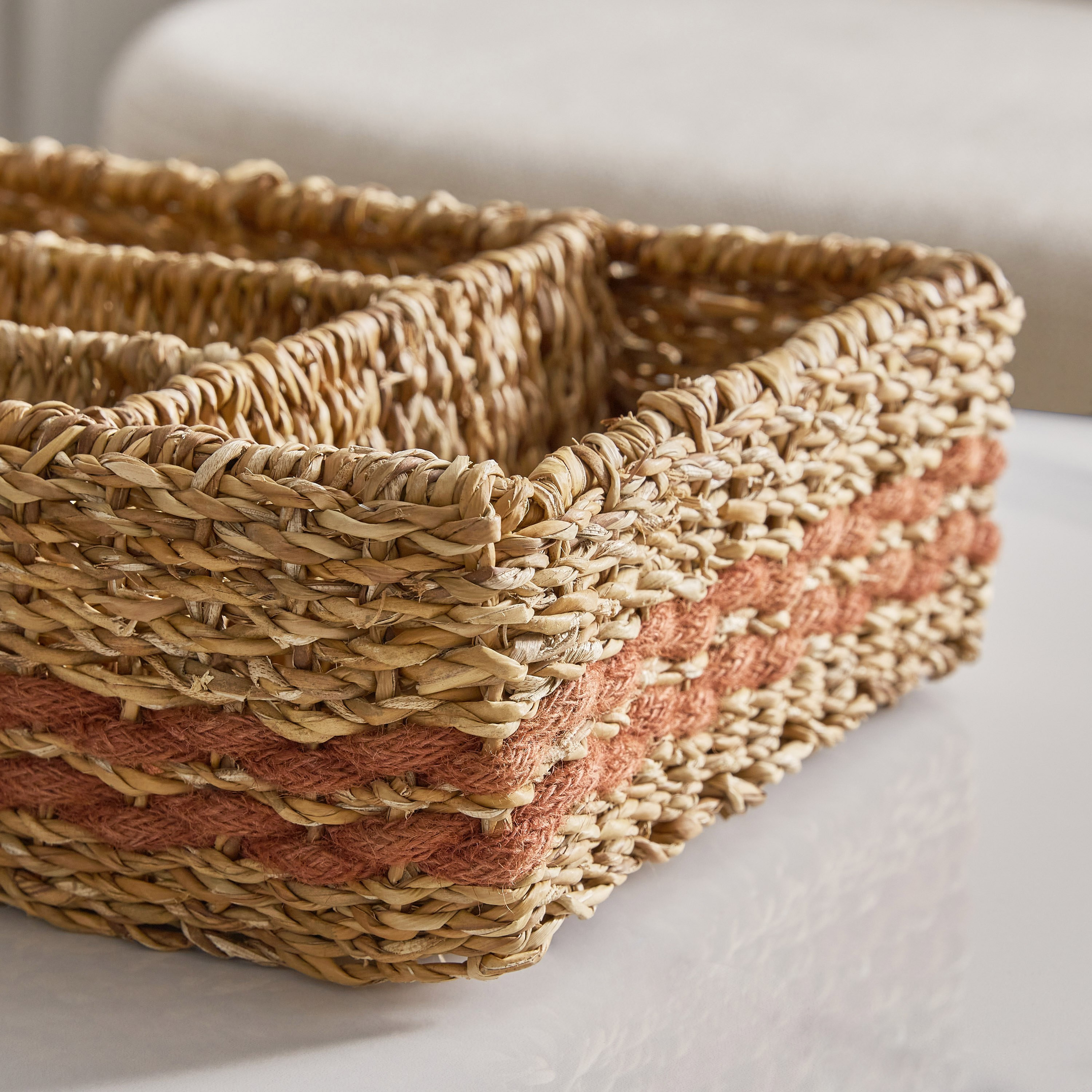 Naturaloom Rectangular Kitchen Basket - 40x27x10 cm-hbxkitchen-kitchenware-kitchenaccessories-image-3