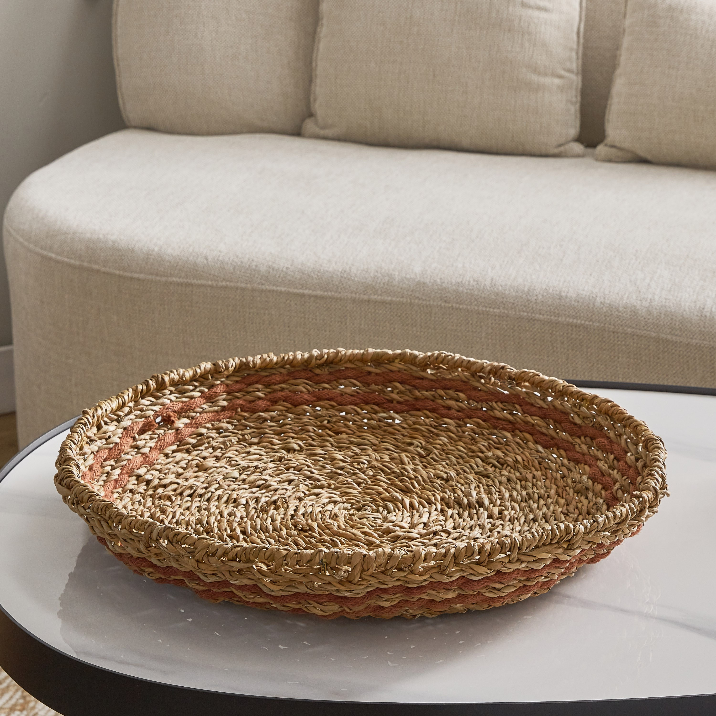 صينية مستديرة بإطار حديد من ناتشورالوم - 50x8 سم-hbxhomeware-hbxkitchen-image-2