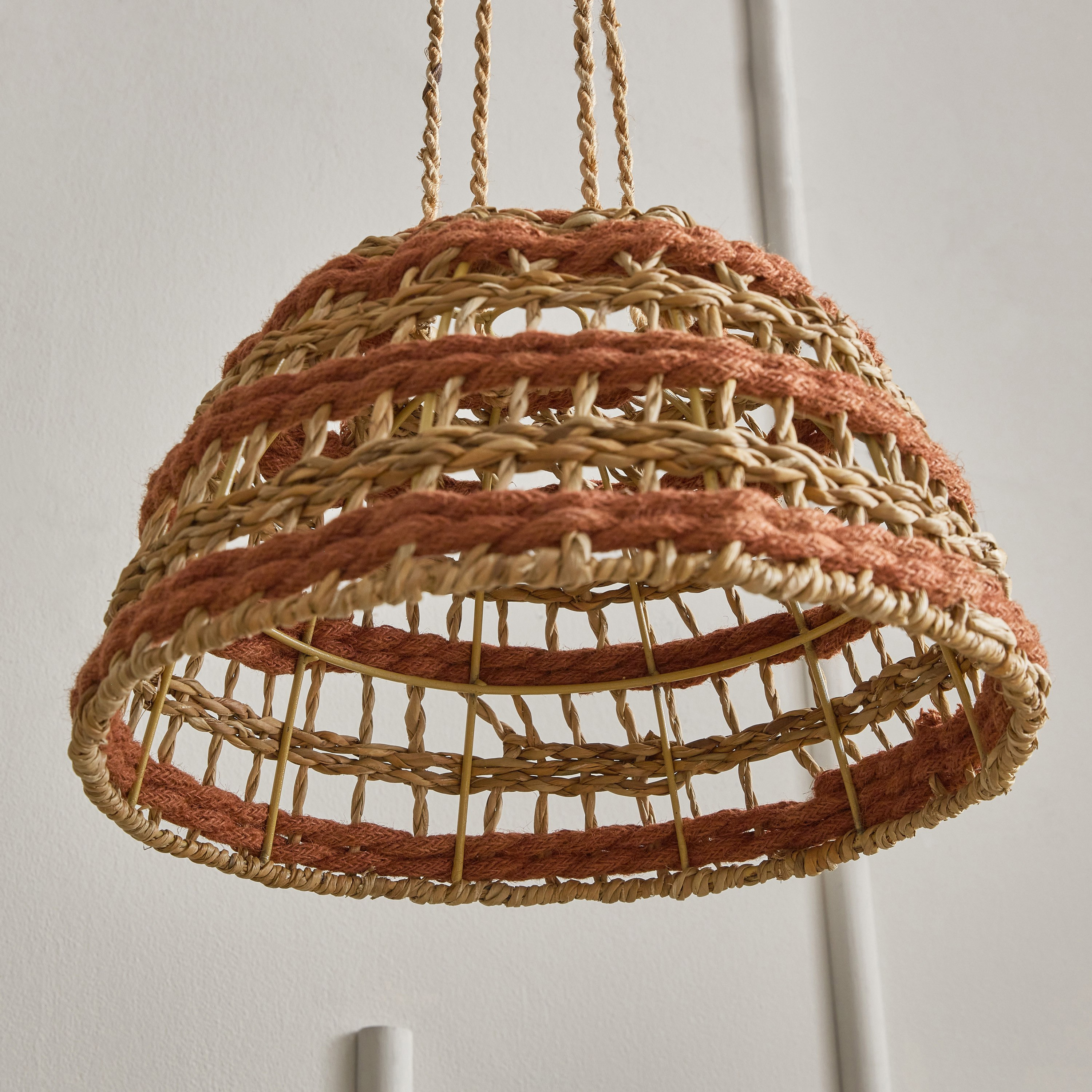 Naturaloom Rattan Hanging Lamp with Metal Holder - 35x35x110 cm-PROMO_HB_AE_B2G2_011025-image-3