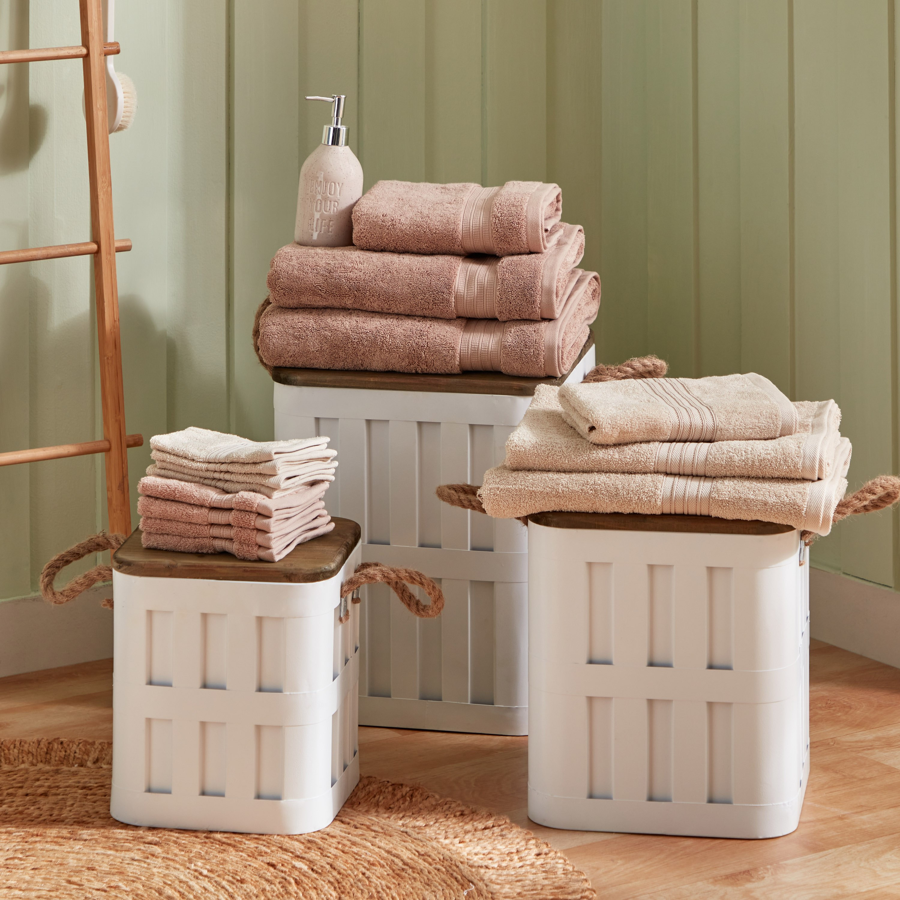 طقم مناشف وجه 4 قطع من إير ريتش - 30x30 سم-hbxbathroom-bathroomtextiles-image-4
