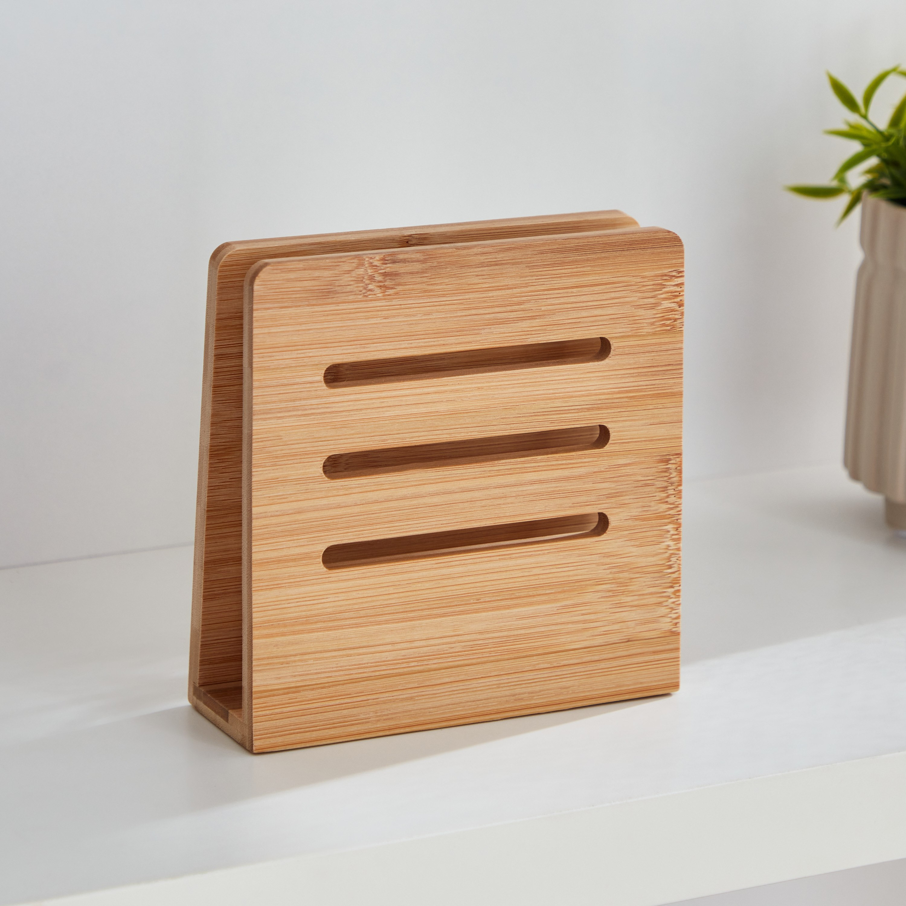 Natura Bamboo Napkin Holder-hbxkitchen-kitchenware-kitchenaccessories-image-2