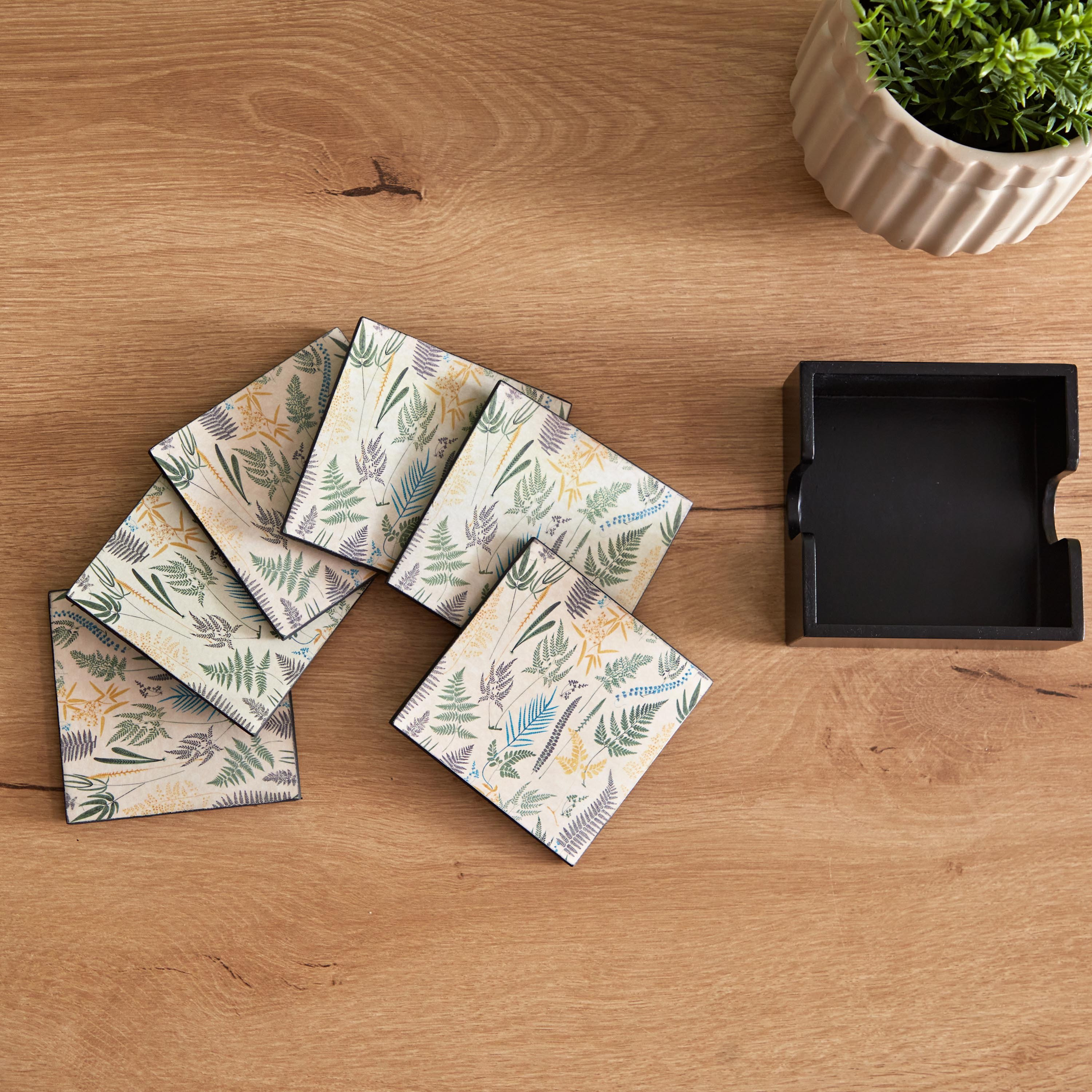 طقم واقي أكواب فايب - 6 قطع في صندوق خشبي من إيندي-hbxdecorandfurnishings-tabletop-serveware-image-2