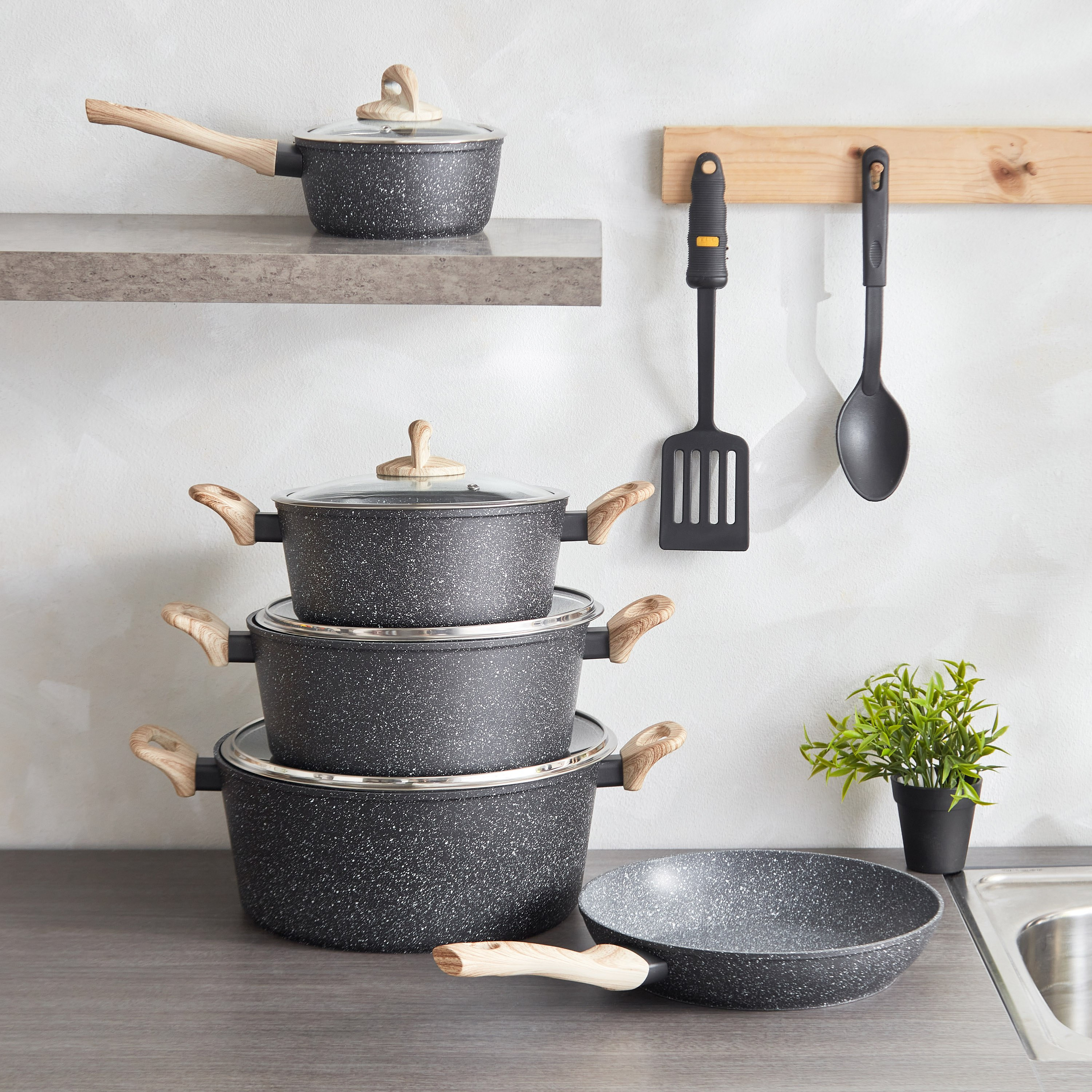 Nevada 11-Piece Forged Non-Stick Cookware Set-hbxhomeware-hbxkitchen-image-3