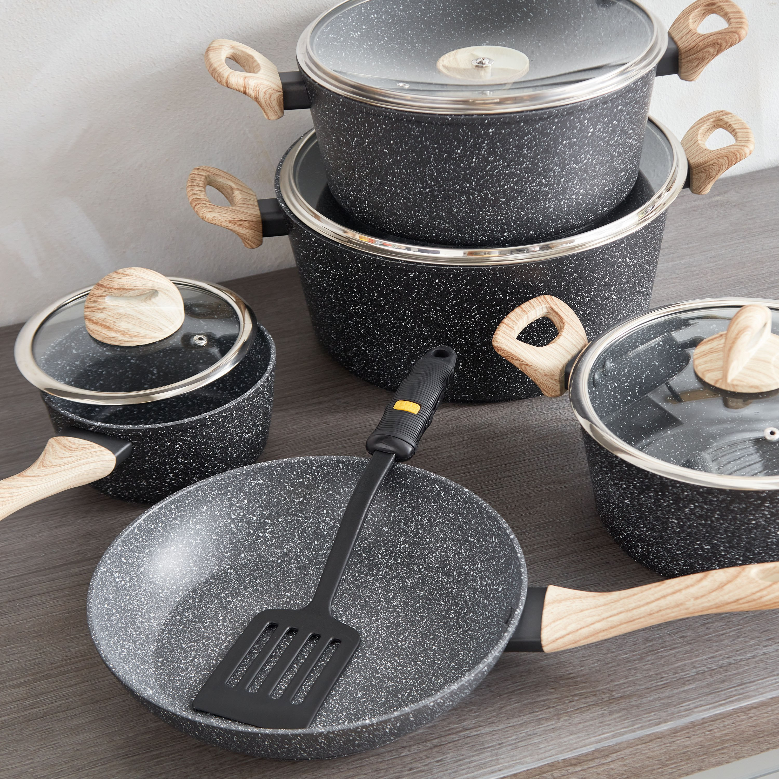 Nevada 11-Piece Forged Non-Stick Cookware Set-hbxhomeware-hbxkitchen-image-4
