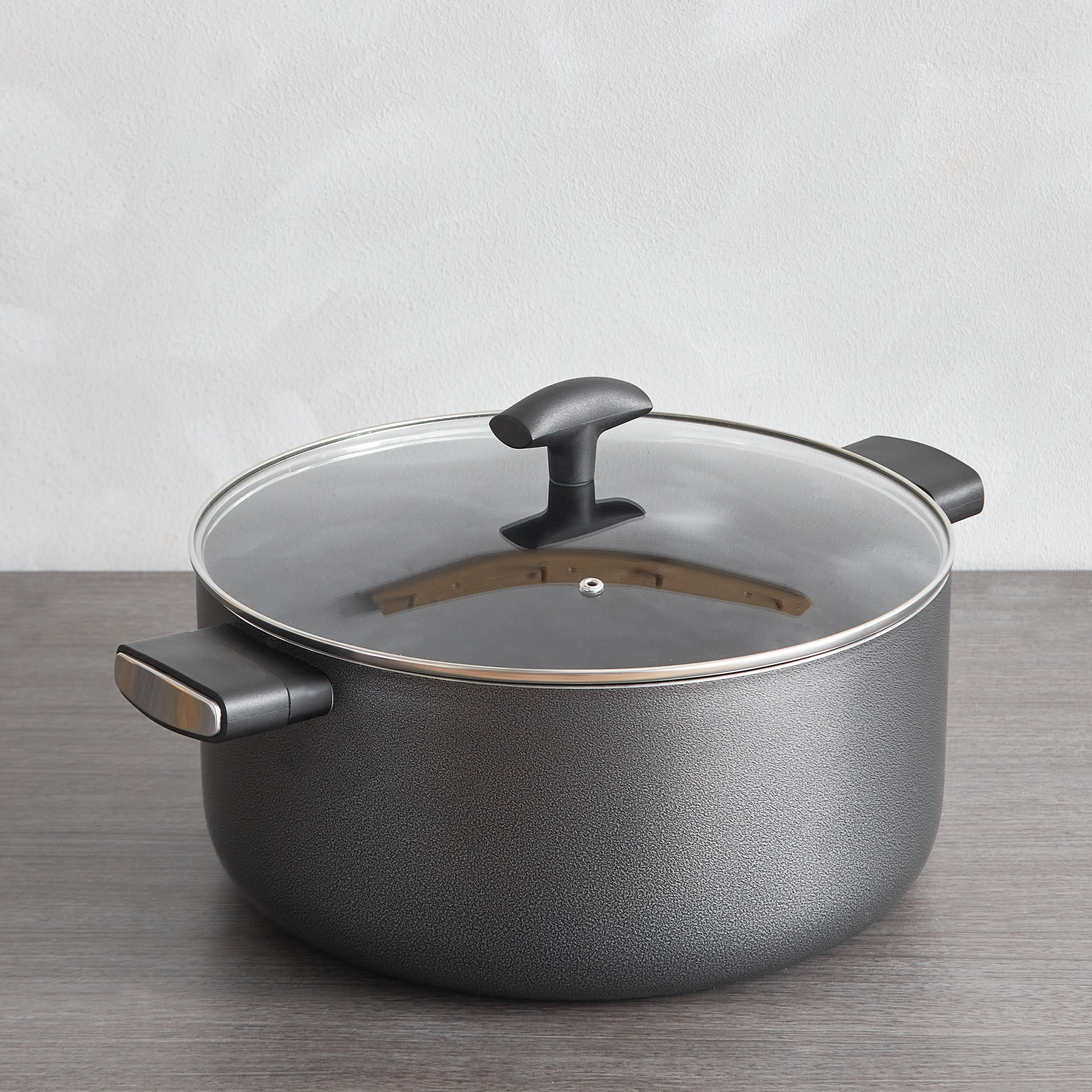 Lisbon Non-Stick Stock Pot with Glass Lid - 32 cm-hbxhomeware-hbxkitchen-image-2