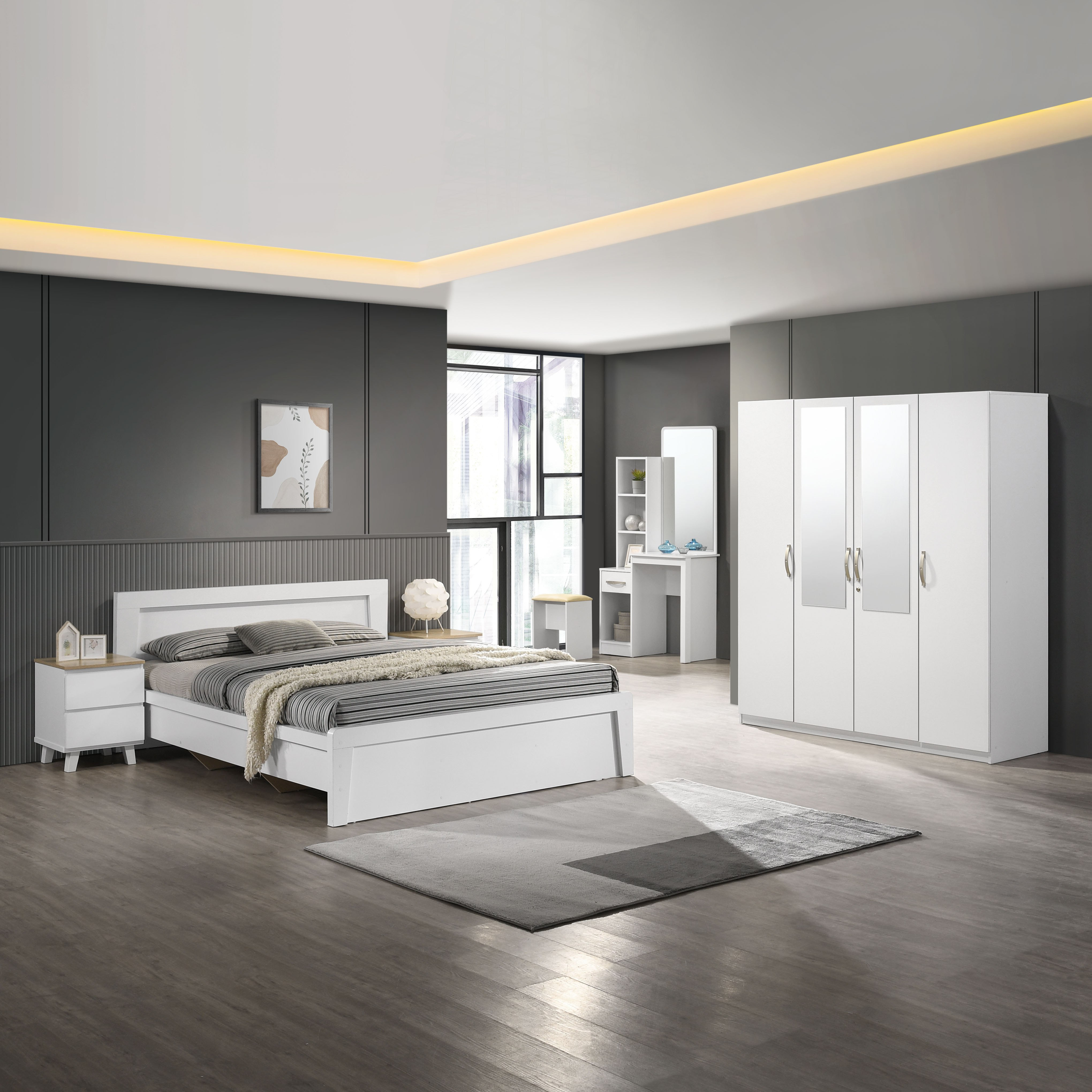 Kulltorp Plus New King Bed - 180x200 cm-hbxfurniture-bedsandbedsets-beds-image-12