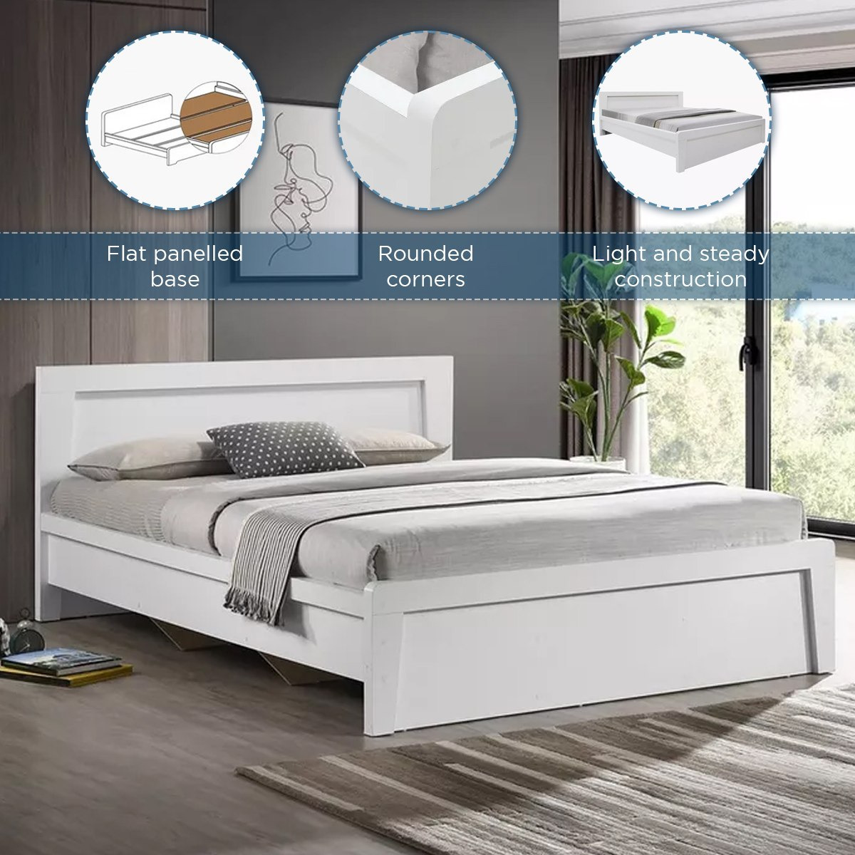 Kulltorp Plus New King Bed - 180x200 cm-hbxfurniture-bedsandbedsets-beds-image-14