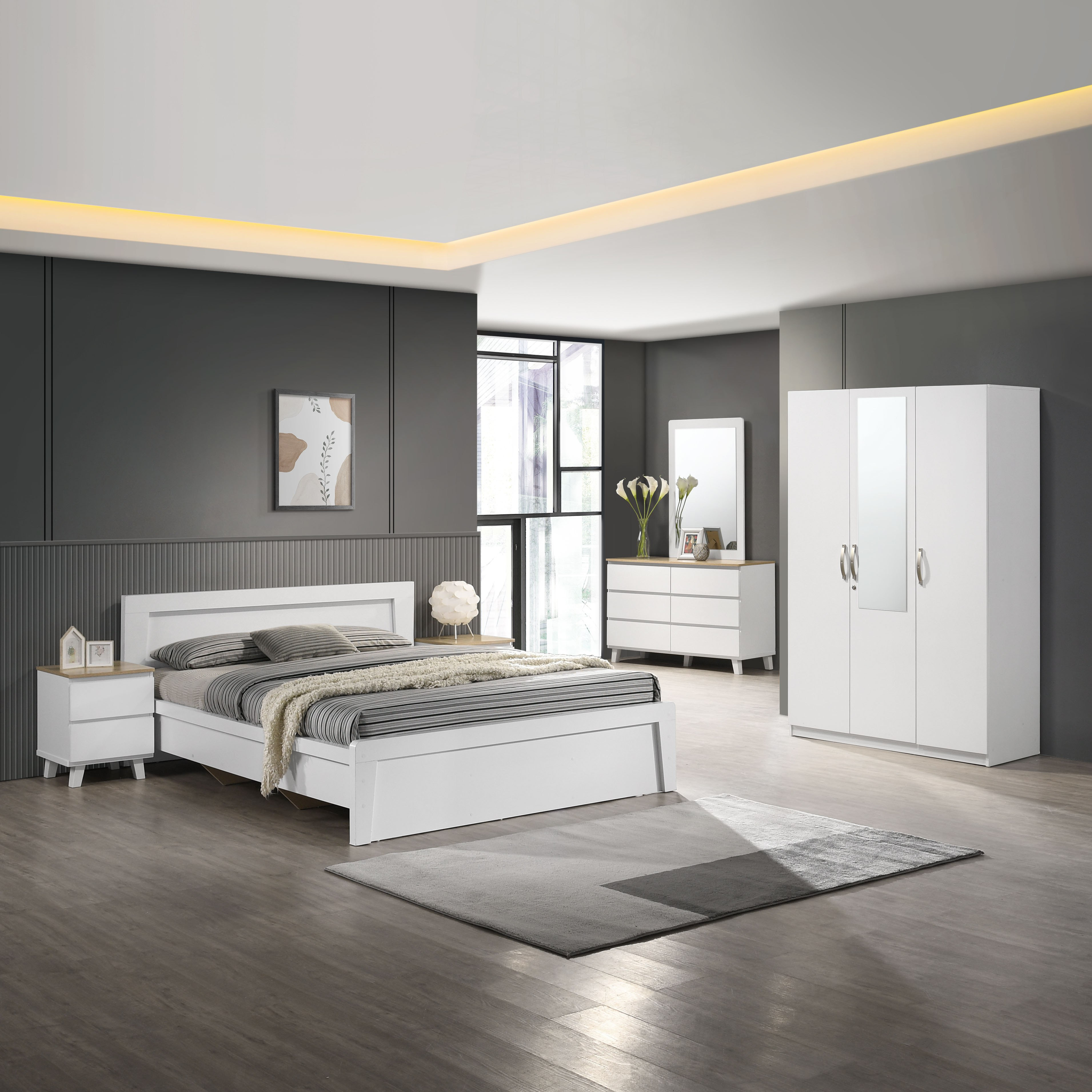 Kulltorp Plus New King Bed - 180x200 cm-hbxfurniture-bedsandbedsets-beds-image-7