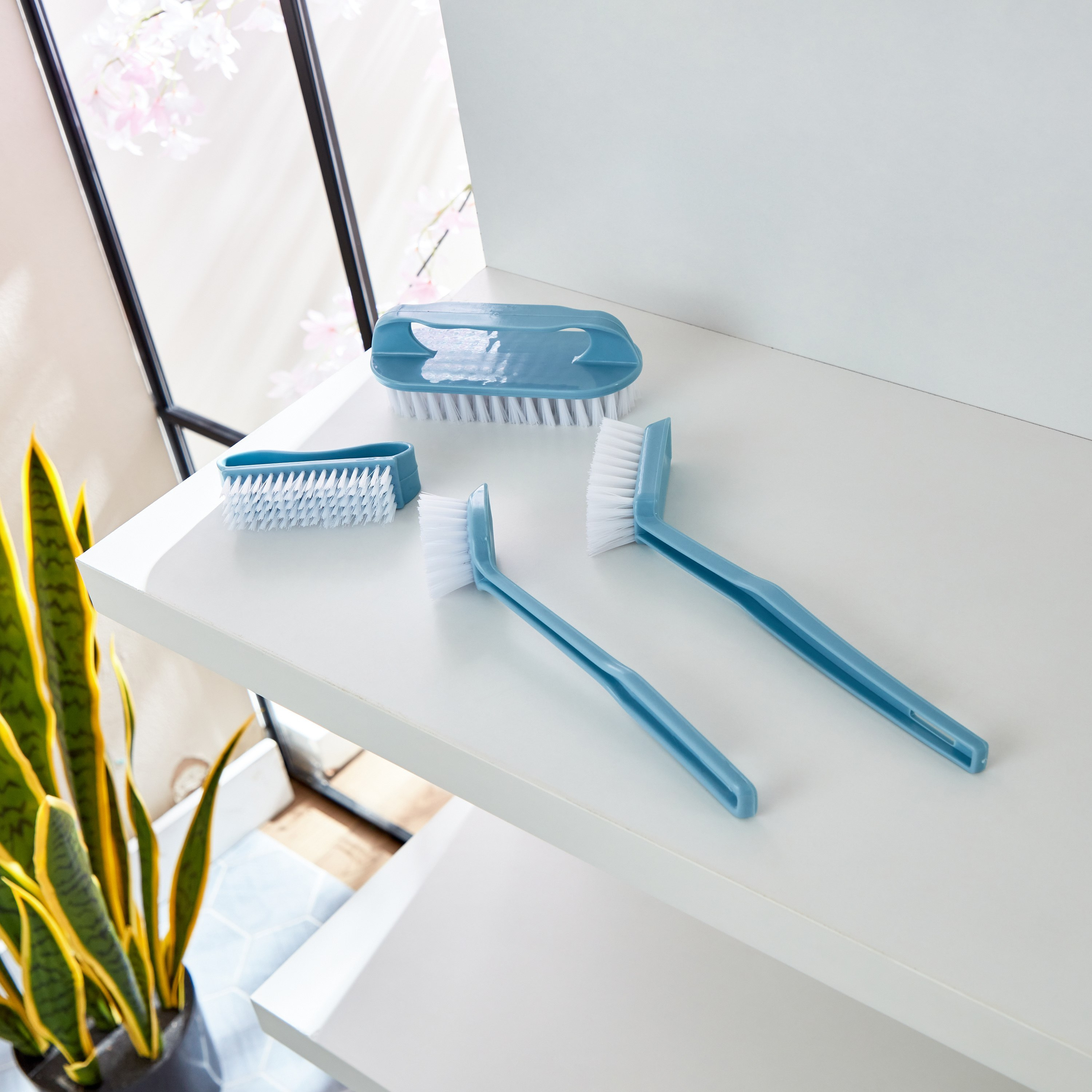مجموعة فرش متعددة الاستخدامات للتنظيف العميق 4 قطع من ألينا-hbxbathroom-laundry-cleaningaccessories-image-1