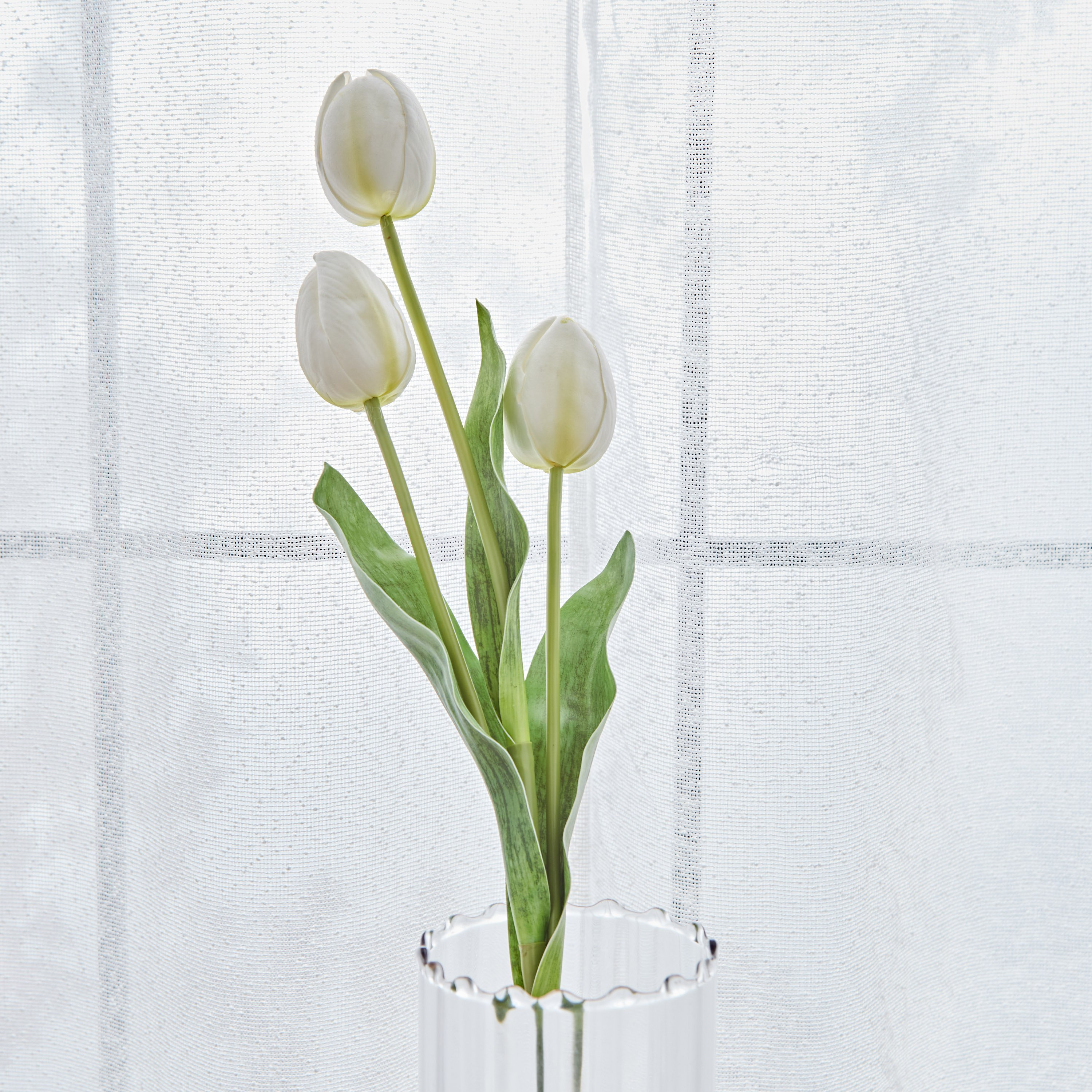 غصن زهرة التوليب- 3 زهرات من إيفيلن - 55 سم-hbxdecorandfurnishings-homeaccessories-artificialflowersandplants-image-2