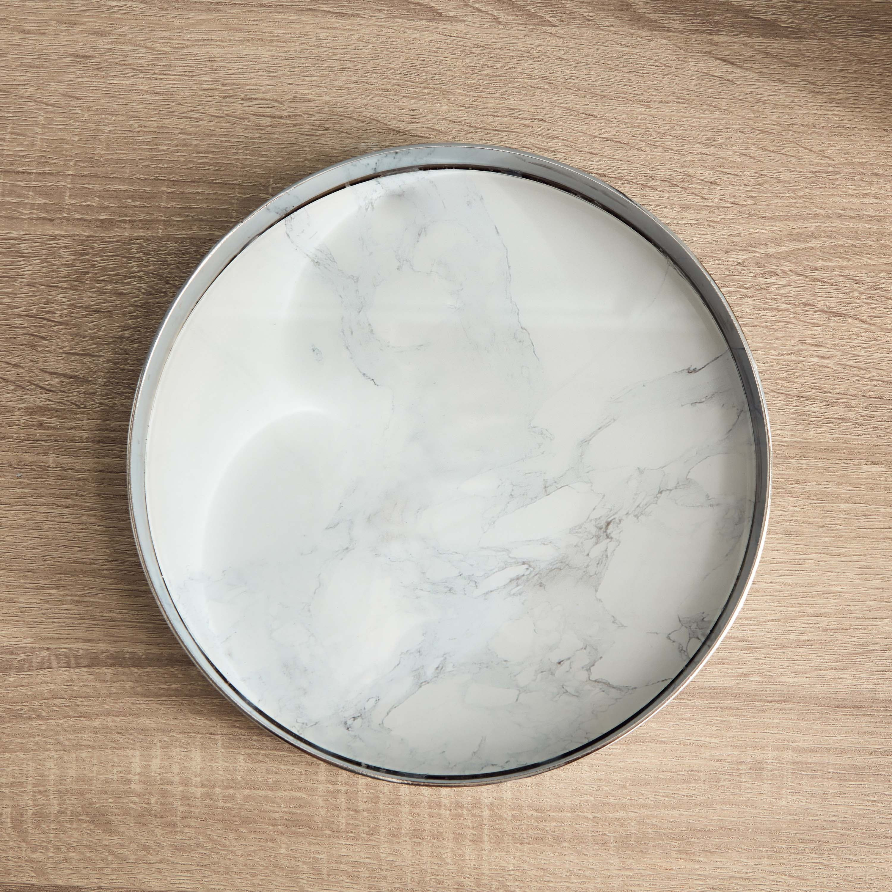 Lamac Metallic Glass Tray - 25x25x3 cm-hbxhomeware-hbxdecorandfurnishings-image-3
