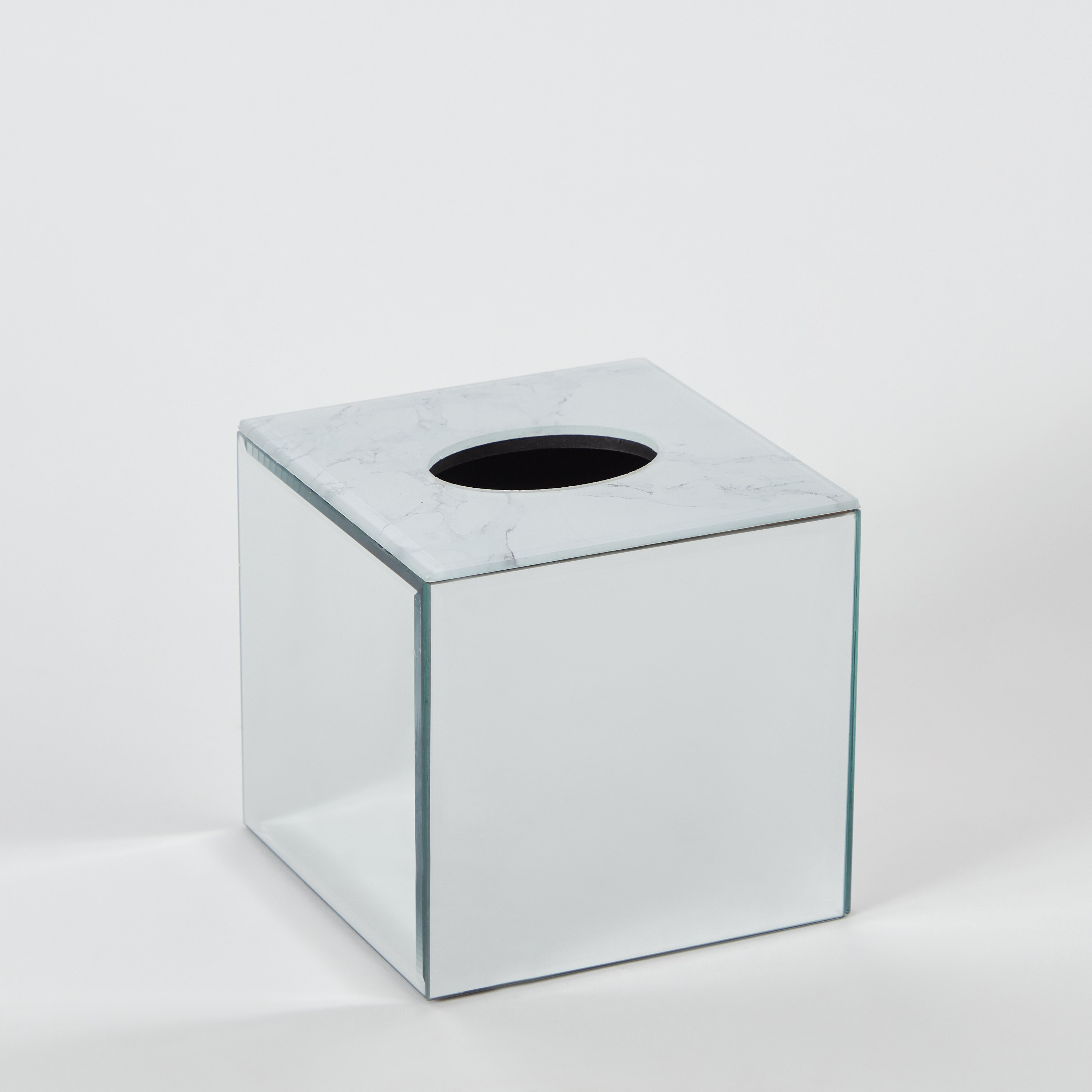 Lamac Metallic Glass Tissue Box - 13x13x12.8 cm-hbxdecorandfurnishings-homeaccessories-novelties-image-7