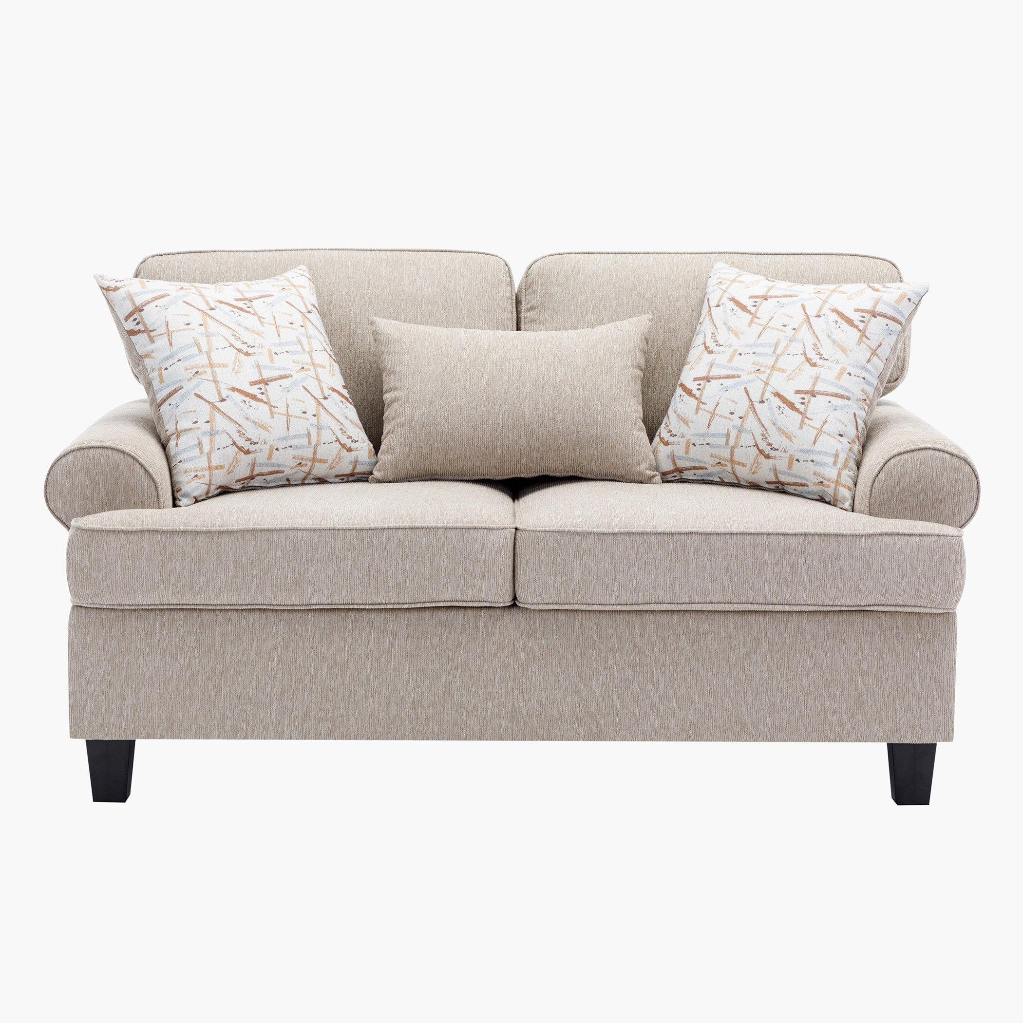 Manhattan Cambridge 2-Seater Fabric Sofa with 3 Throw Cushions-hbxlivingroom-sofasandarmchairs-sofas-image-3