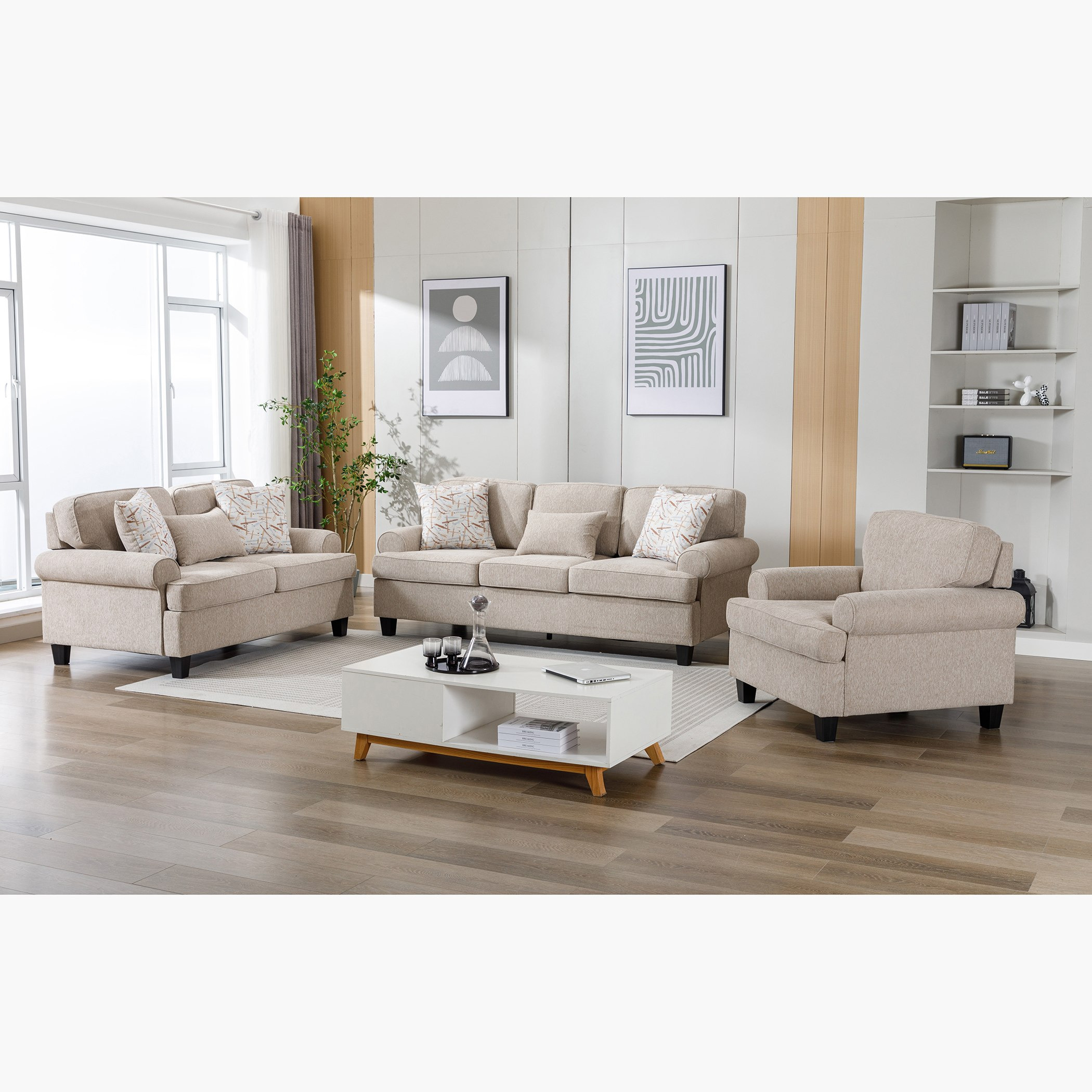 Manhattan Cambridge Fabric Armchair Sofa-hbxlivingroom-sofasandarmchairs-sofas-image-9