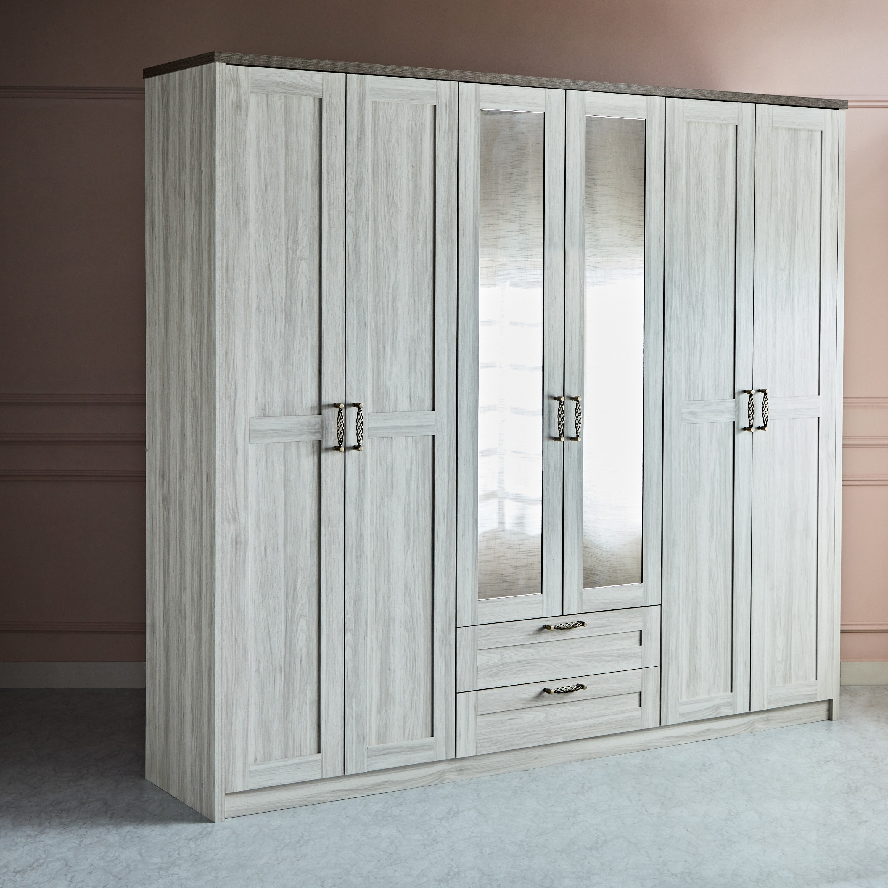 خزانة ملابس 6 أبواب مع درجين من أنجيليك-hbxfurniture-wardrobes-image-12