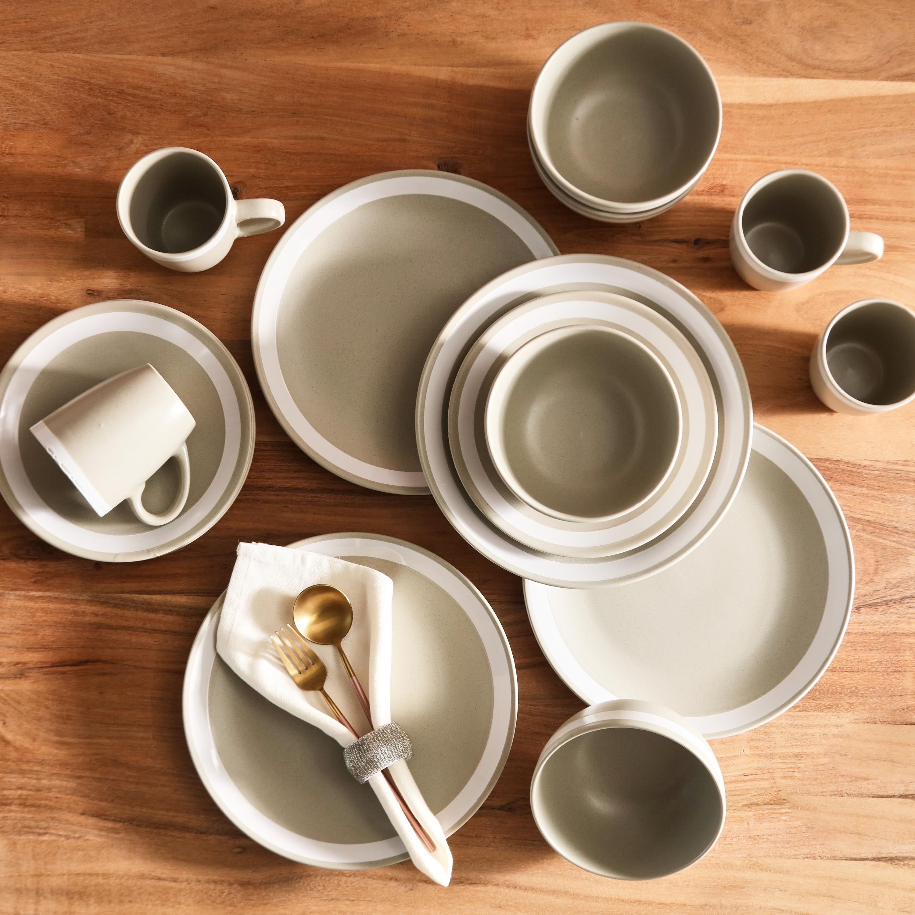 طقم عشاء 16 قطعة من الخزف الحجري من إليجنزا - 4 أشخاص-hbxhomeware-hbxkitchen-image-1
