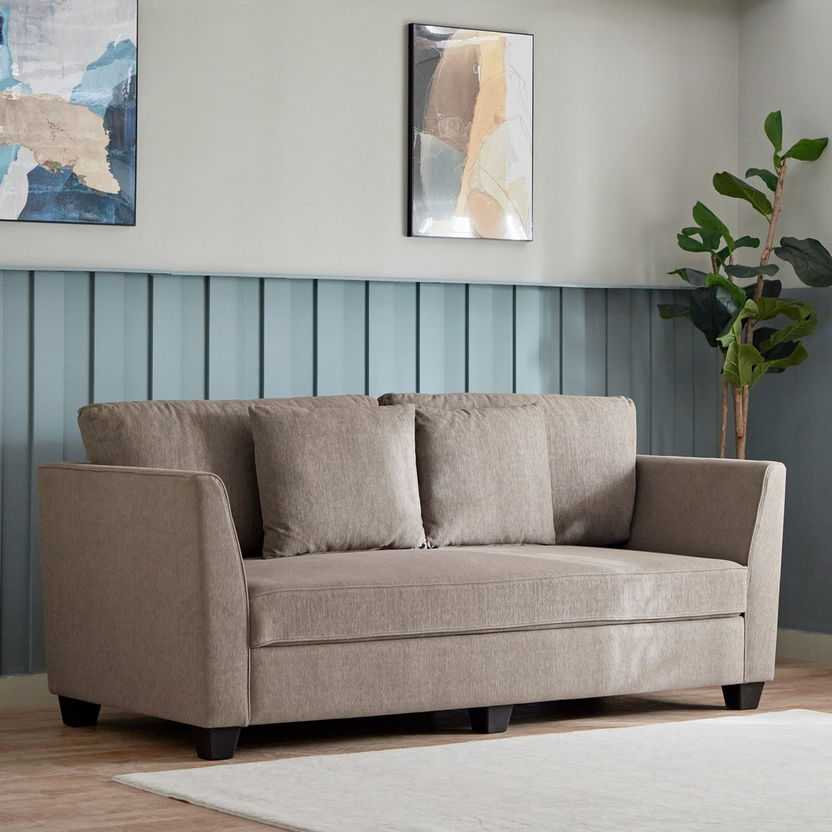 Sydney 3 Seater Fabric Sofa With 2