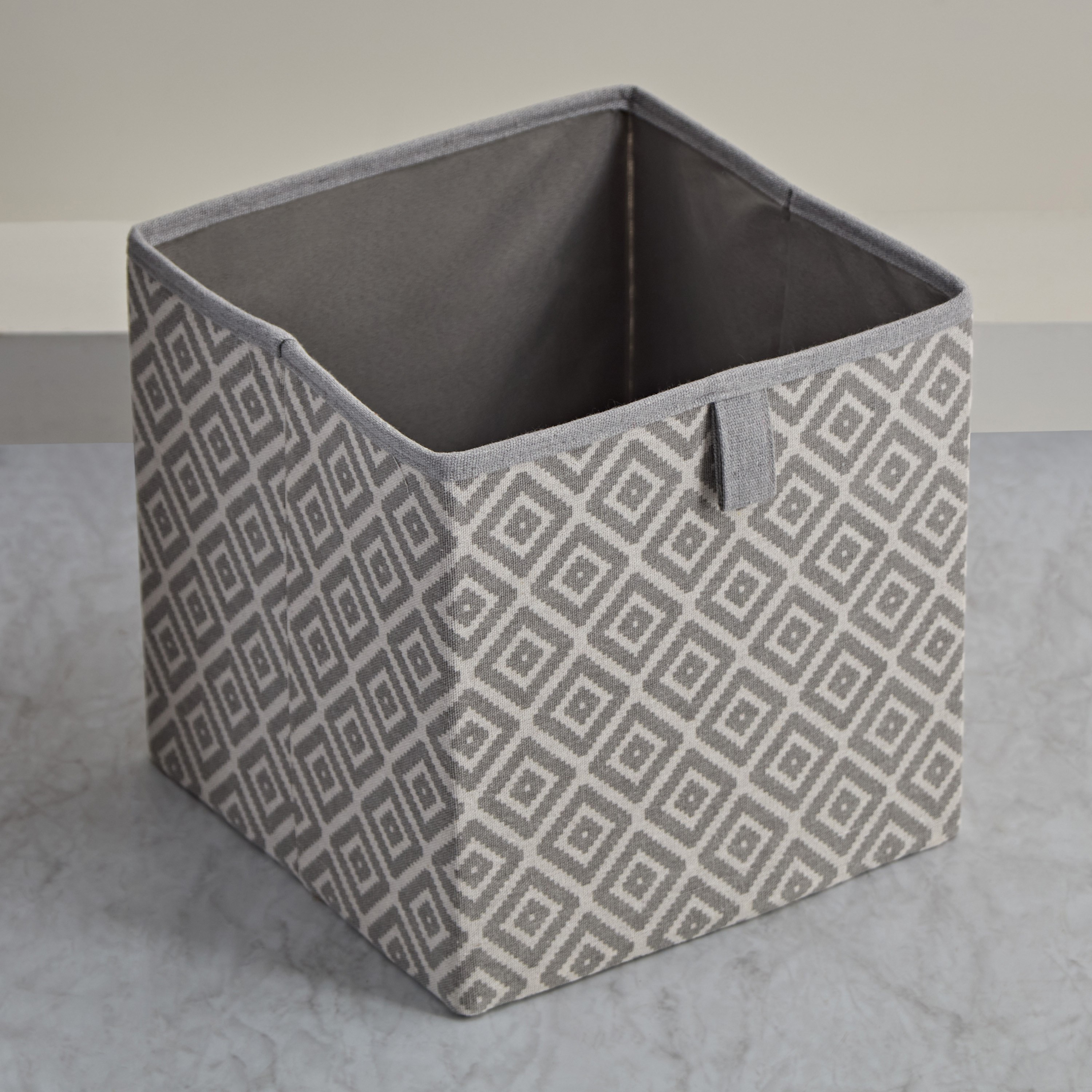 صندوق تخزين قماش رومبس من أركيد - 27x27x27 سم-hbxbedroom-bedroomaccessories-bedroomstorage-image-2