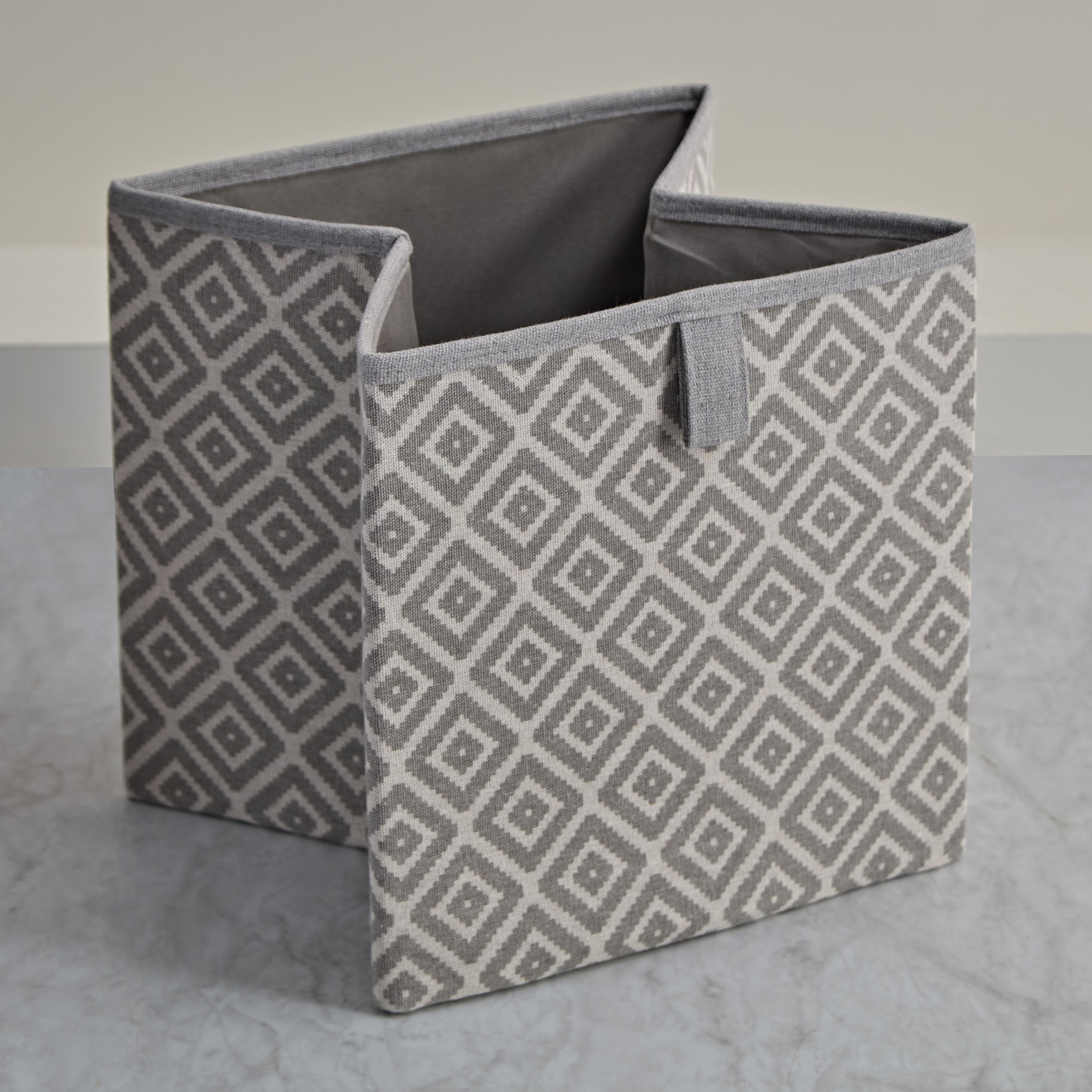 صندوق تخزين قماش رومبس من أركيد - 27x27x27 سم-hbxbedroom-bedroomaccessories-bedroomstorage-image-3