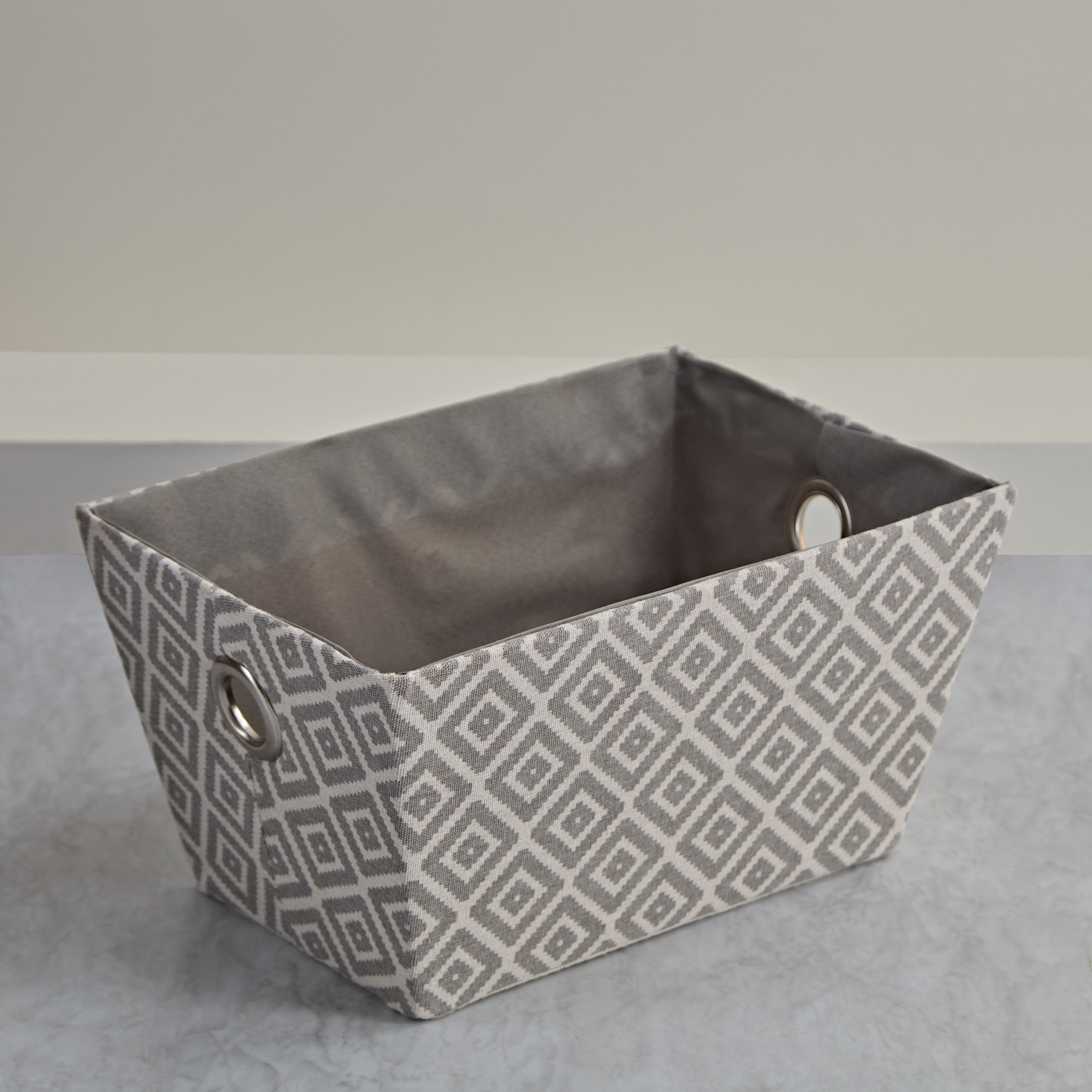 سلة تخزين قماش رومبس من أركيد- 34x24x18 سم-hbxbedroom-bedroomaccessories-bedroomstorage-image-2