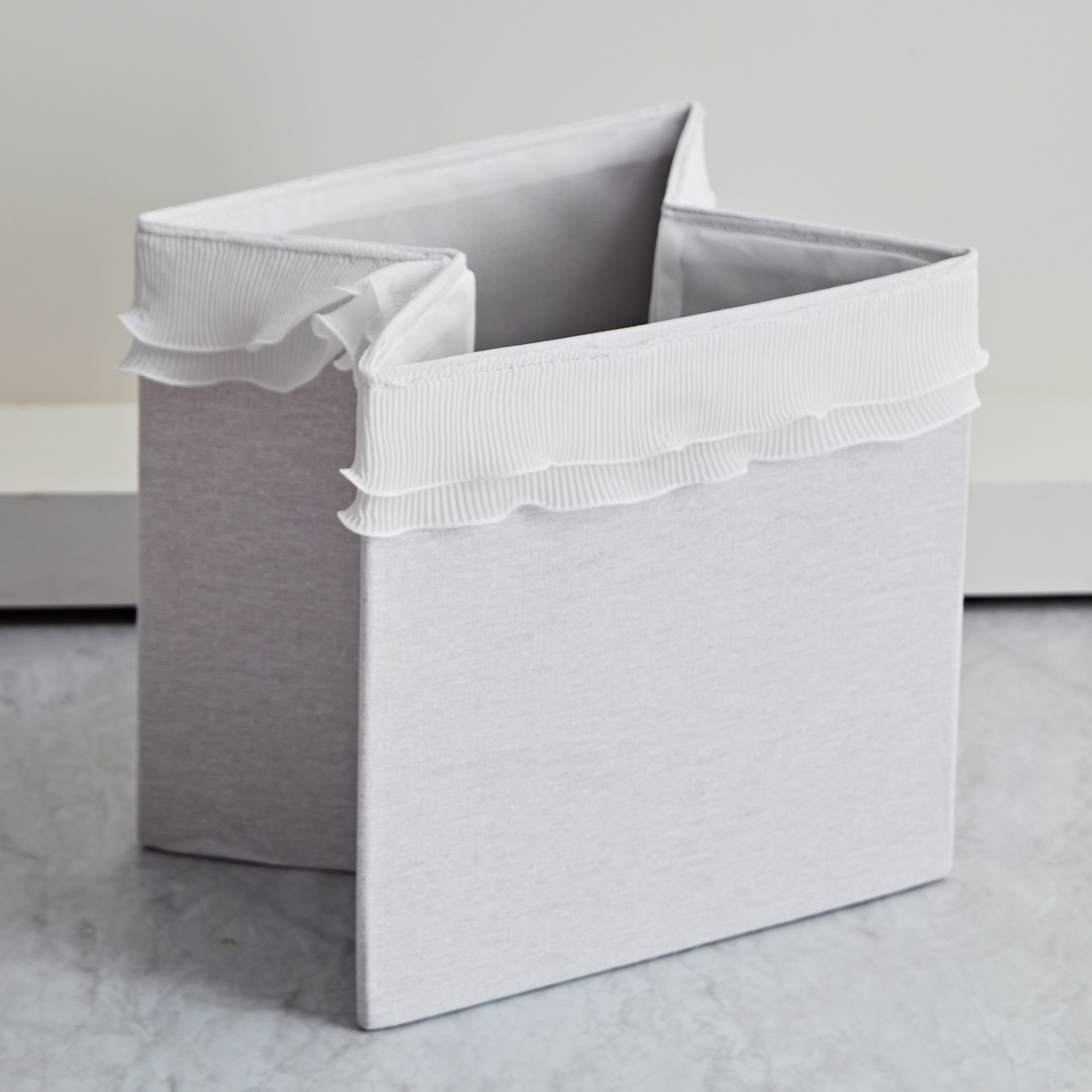 صندوق قماش مربع قابل للطي من لورين - 32x32x33 سم-hbxbedroom-bedroomaccessories-bedroomstorage-image-3