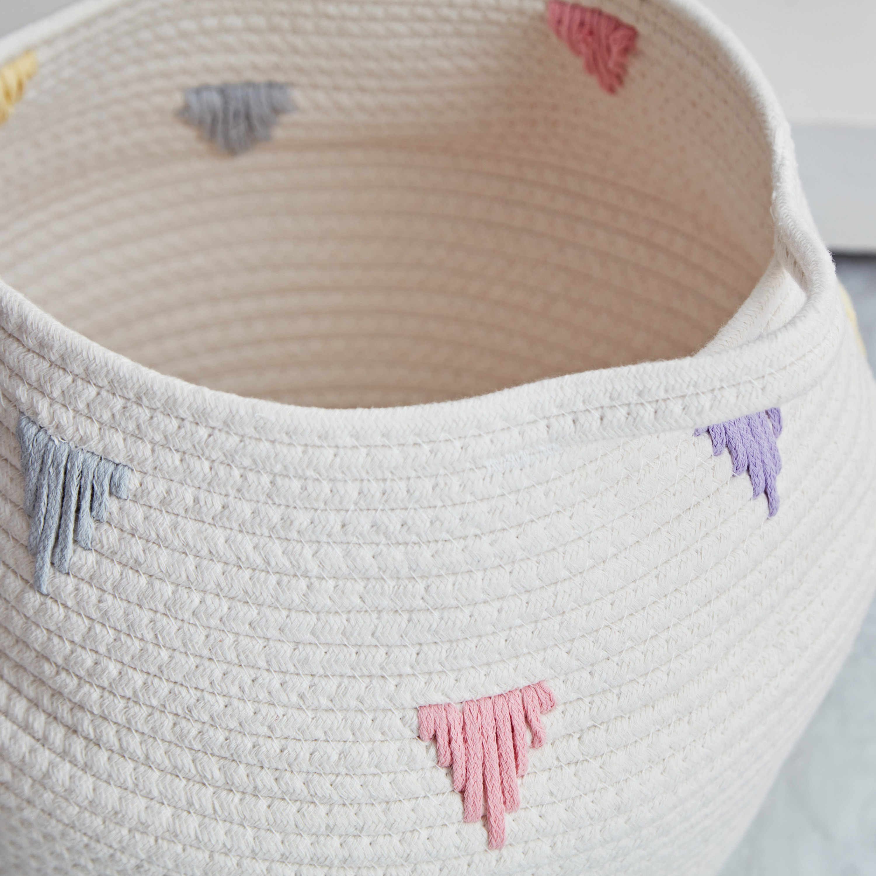 Lauren Cotton Rope Basket - 35x30 cm-hbxbedroom-bedroomaccessories-bedroomstorage-image-3
