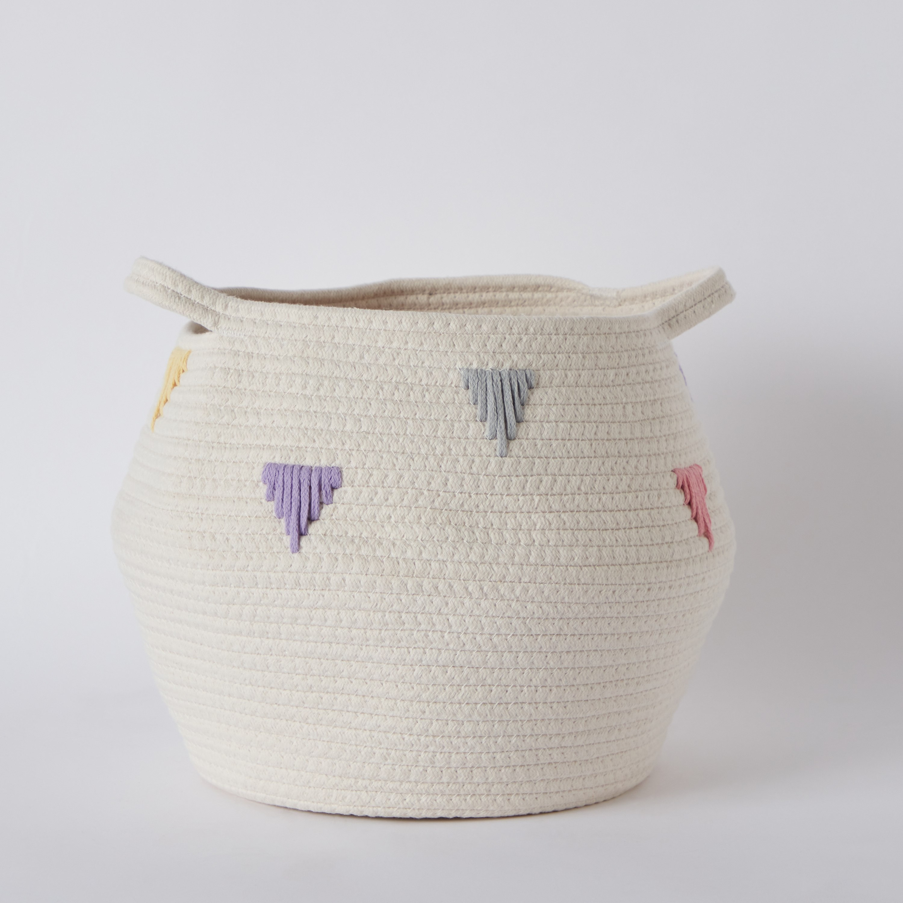 Lauren Cotton Rope Basket - 35x30 cm-hbxbedroom-bedroomaccessories-bedroomstorage-image-5