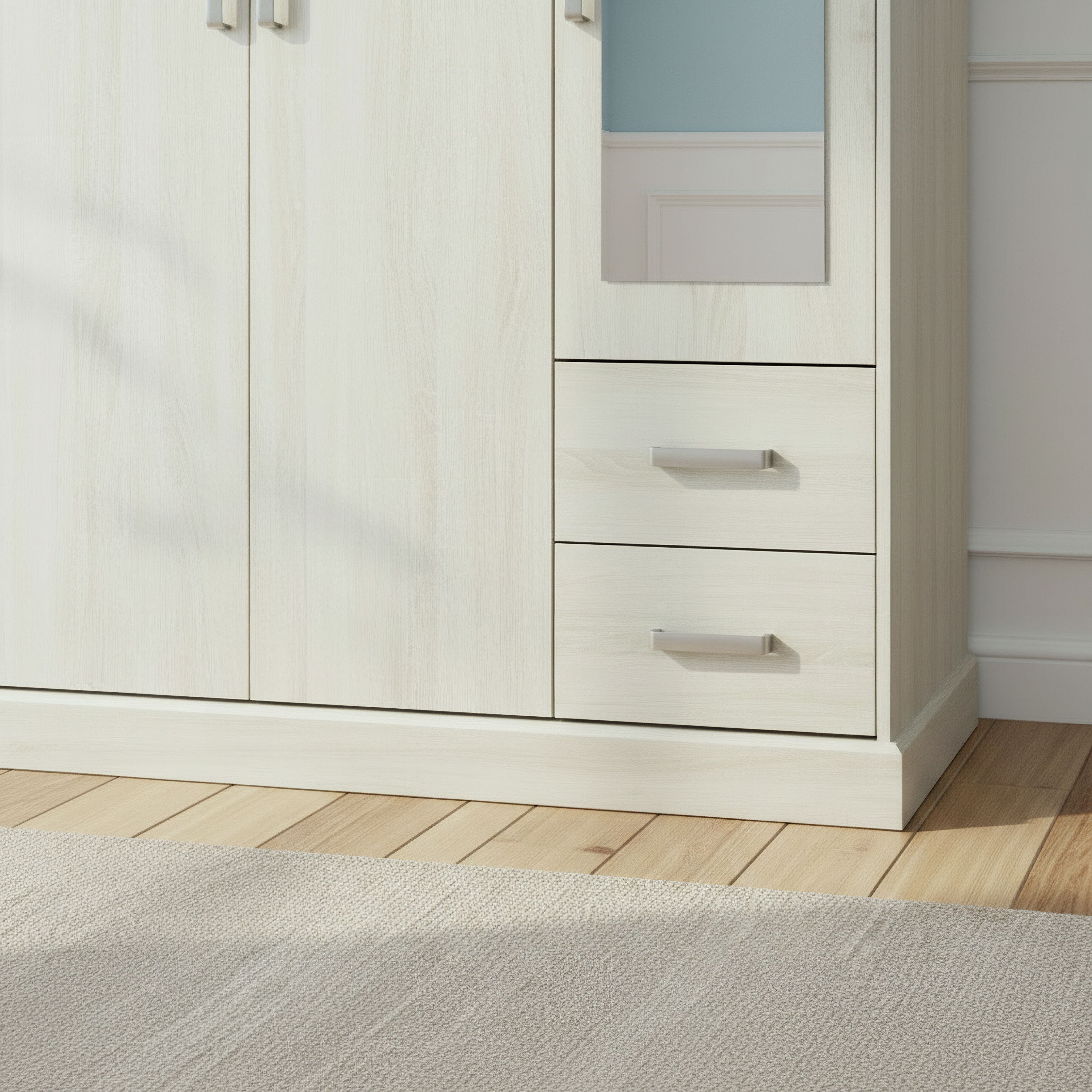 خزانة ملابس 3 أبواب ودرجين ومرآة من بلير-hbxfurniture-wardrobes-image-5