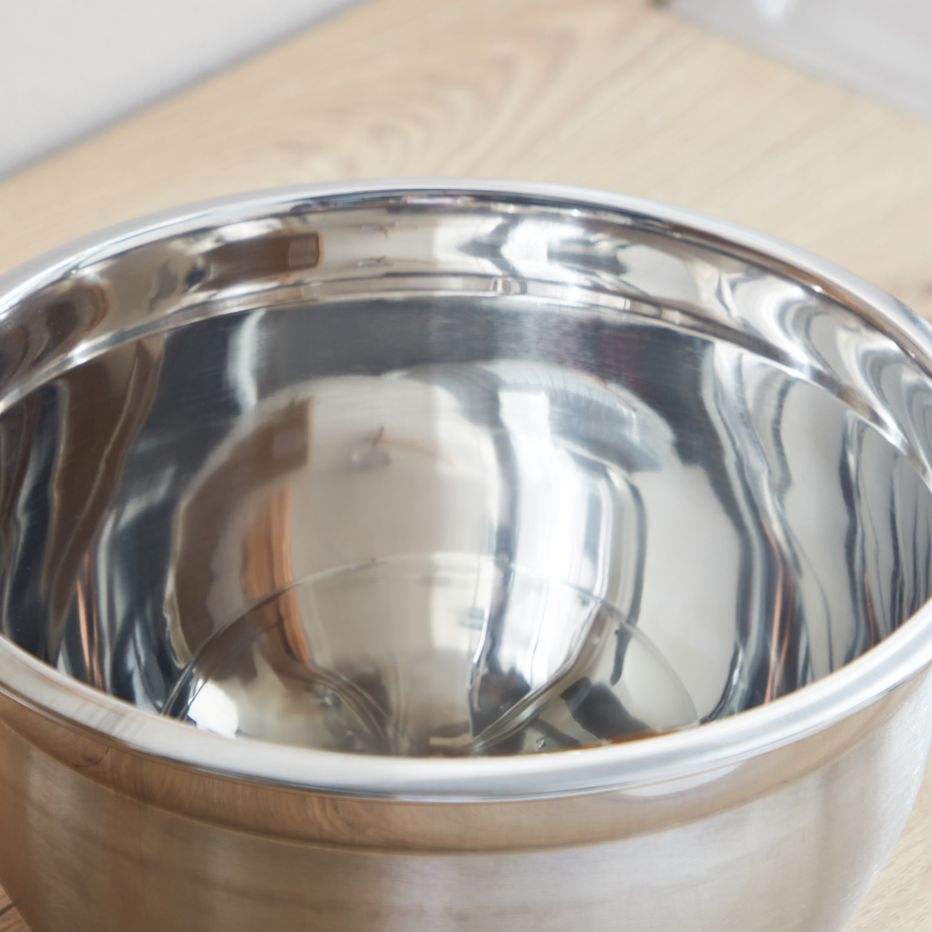 Premia Anti-Skid Steel Mixing Bowl - 26 cm-hbxkitchen-bakeware-image-4