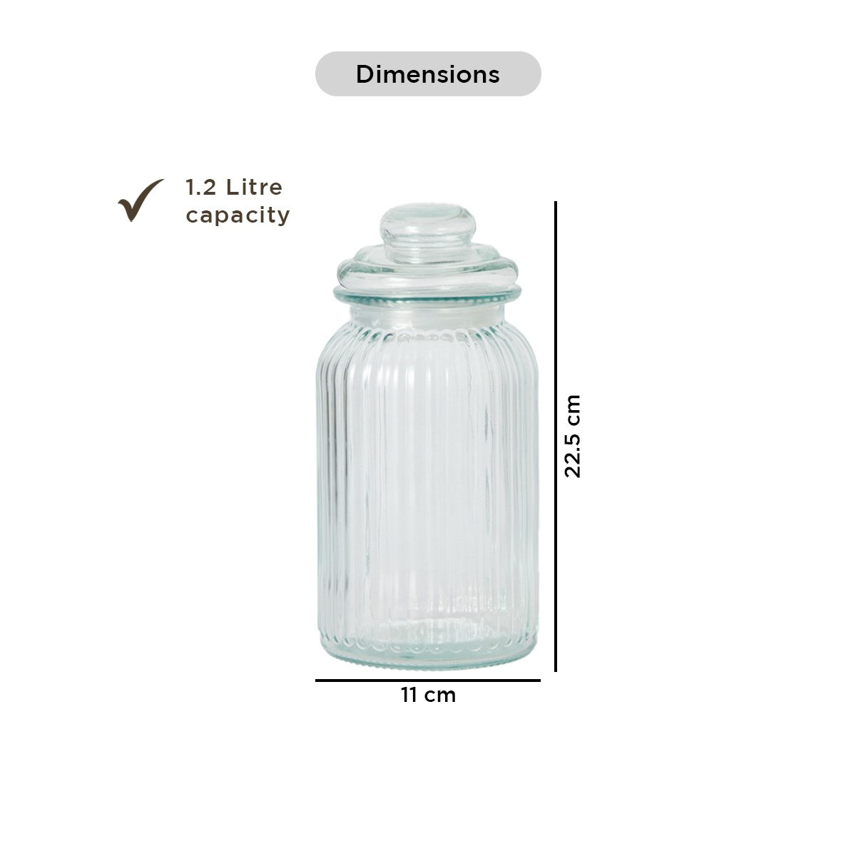 جرة زجاج مضلعة من إيسنشيال - 1.2 لتر-hbxhomeware-hbxkitchen-image-8