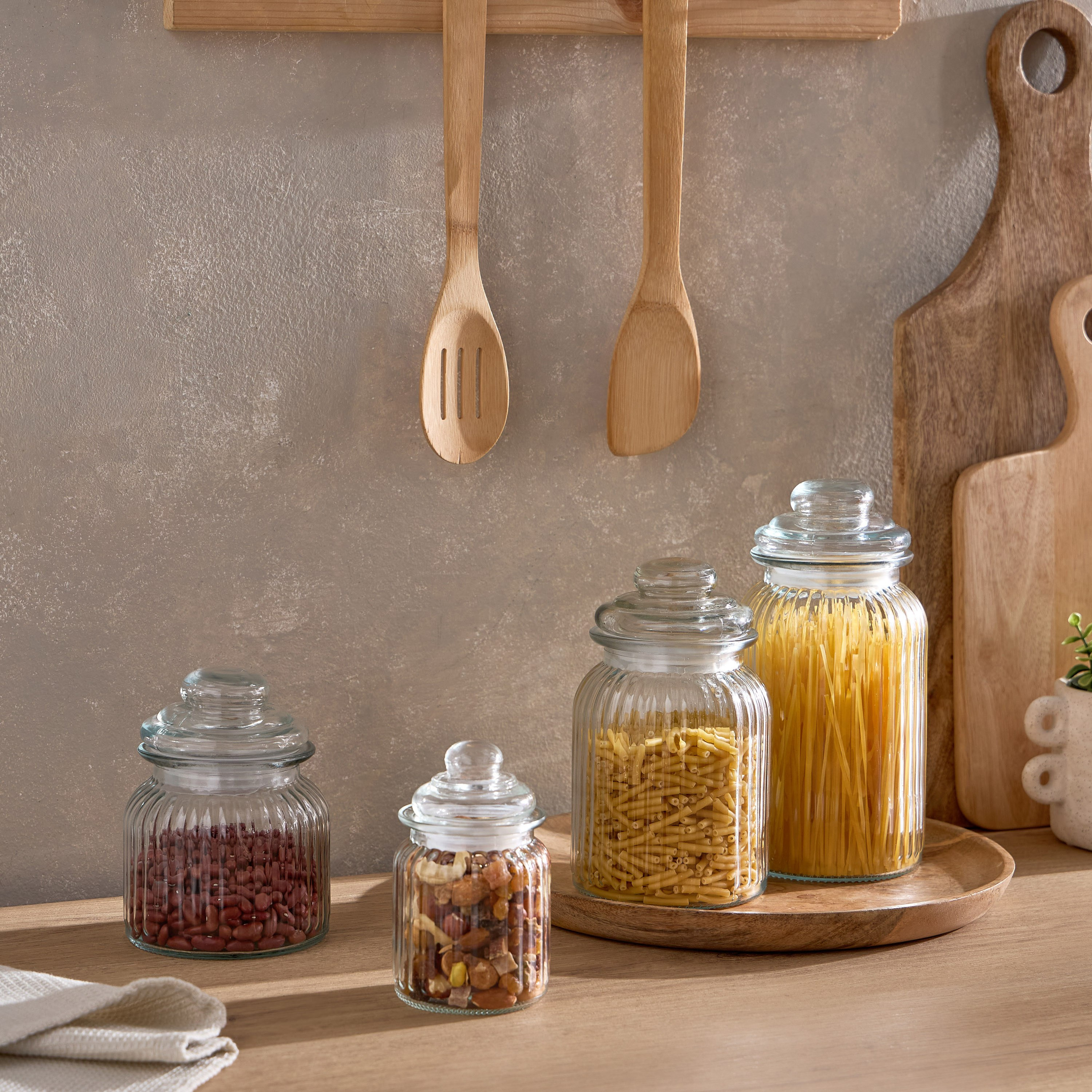 جرة زجاج مضلعة من إيسنشيال - 500 مل-hbxhomeware-hbxkitchen-image-4