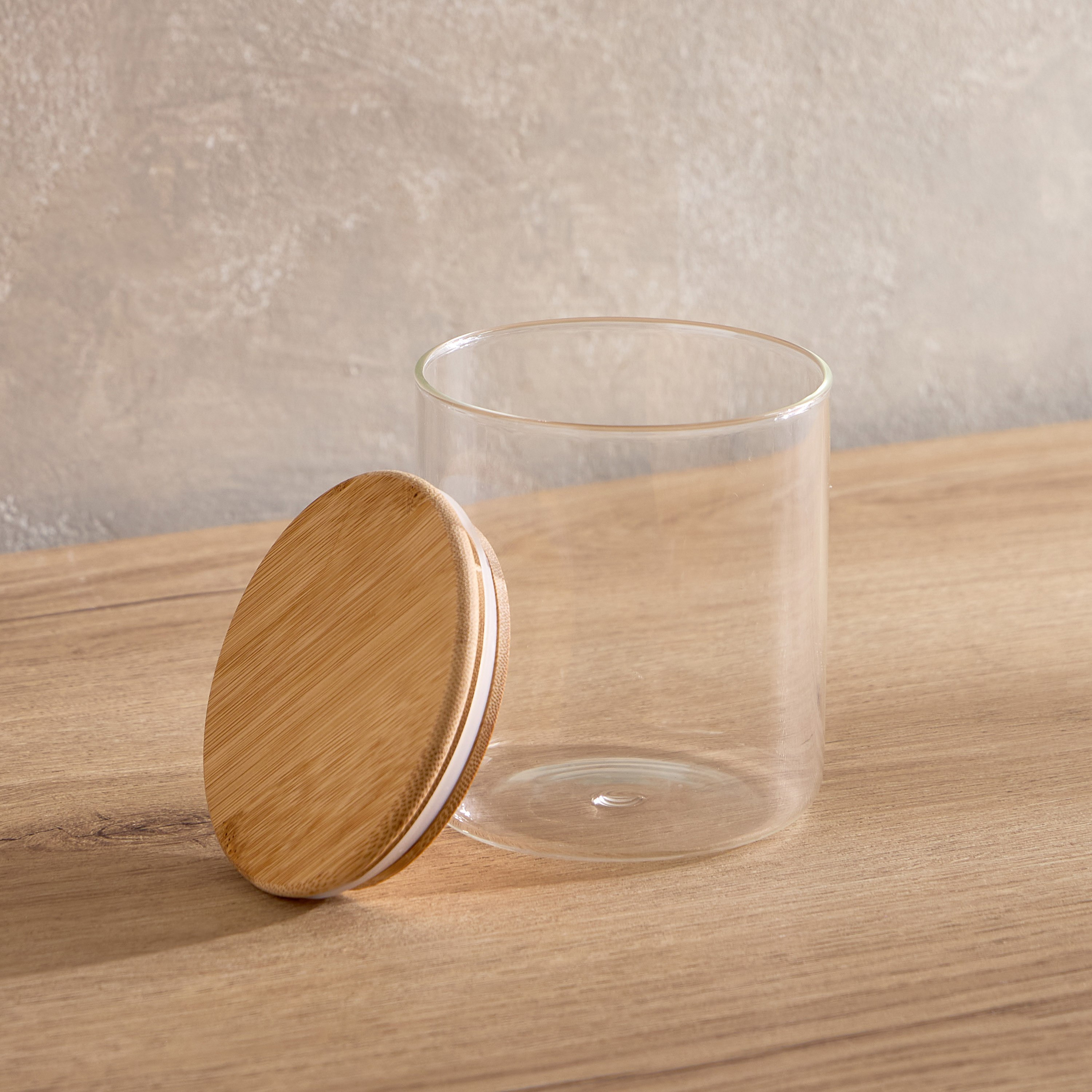 La Natura Borosilicate Glass Jar - 800 ml-hbxhomeware-hbxkitchen-image-2