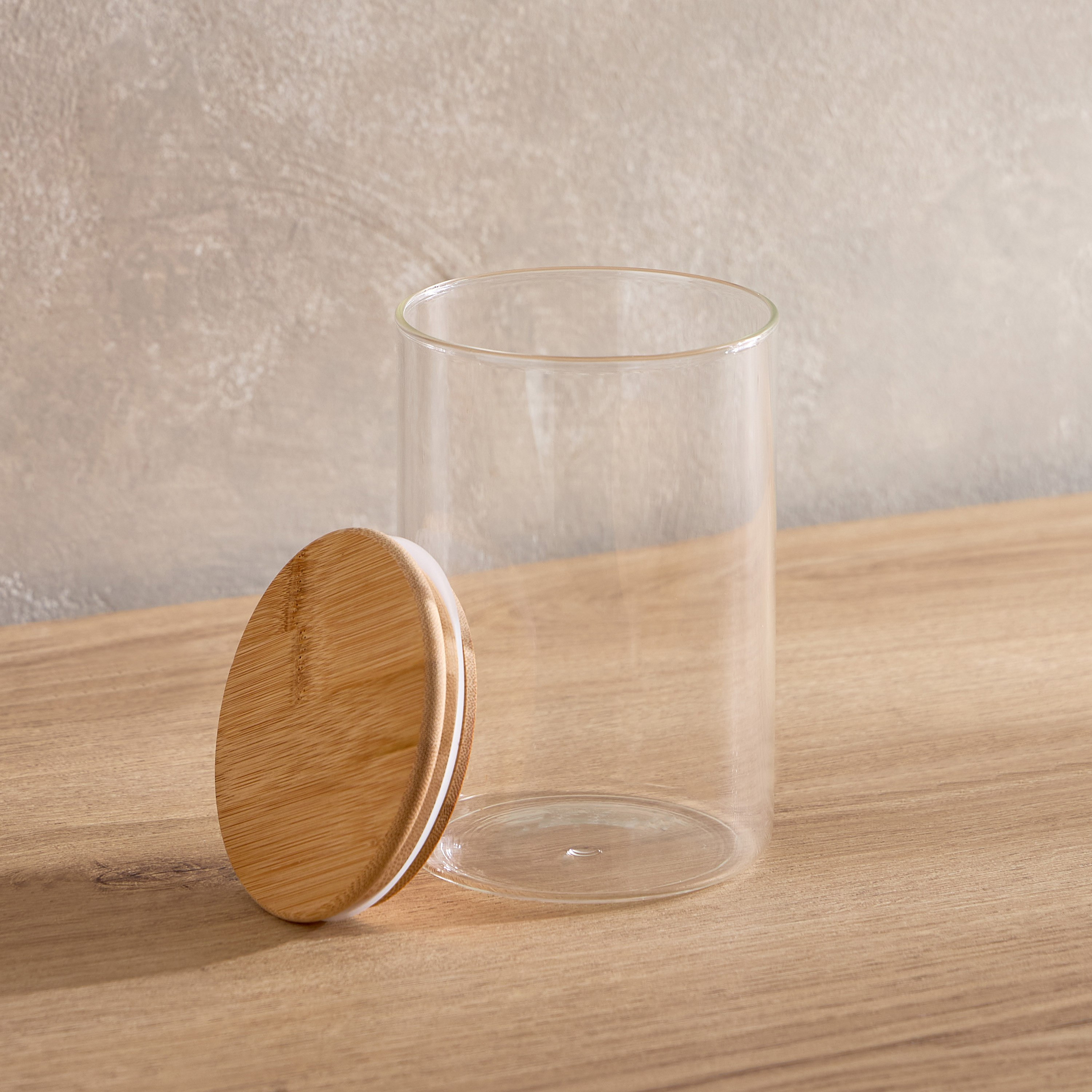 La Natura Borosilicate Glass Jar - 1.15 L-hbxhomeware-hbxkitchen-image-2