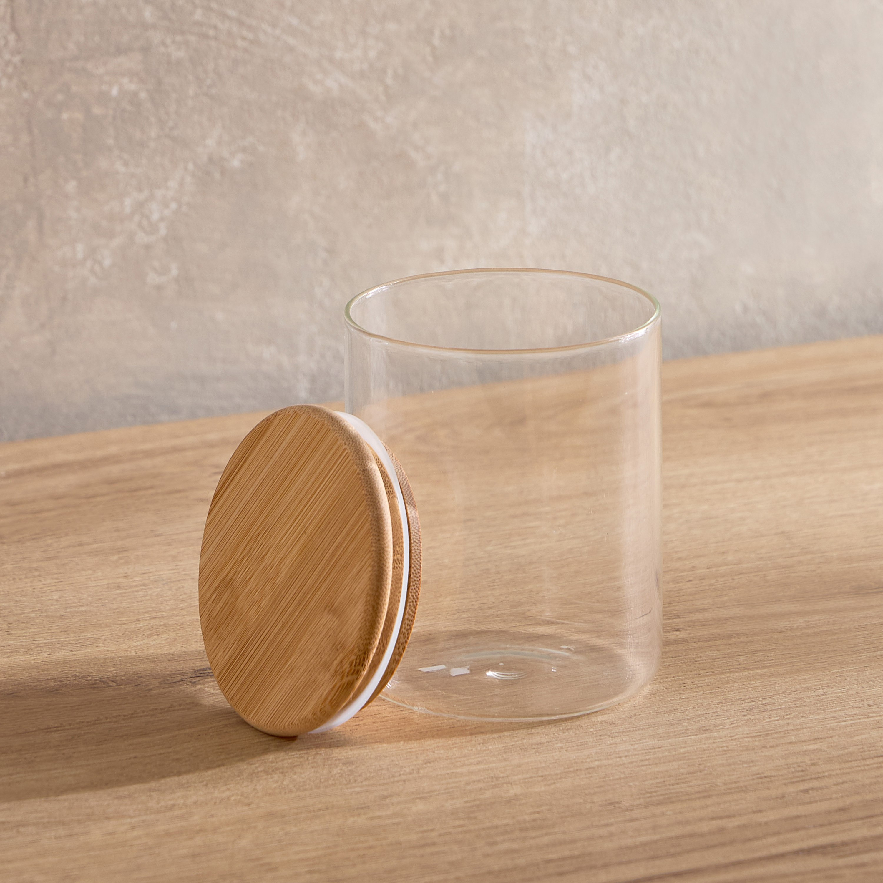 La Natura Borosilicate Glass Jar - 650 ml-hbxhomeware-hbxkitchen-image-2