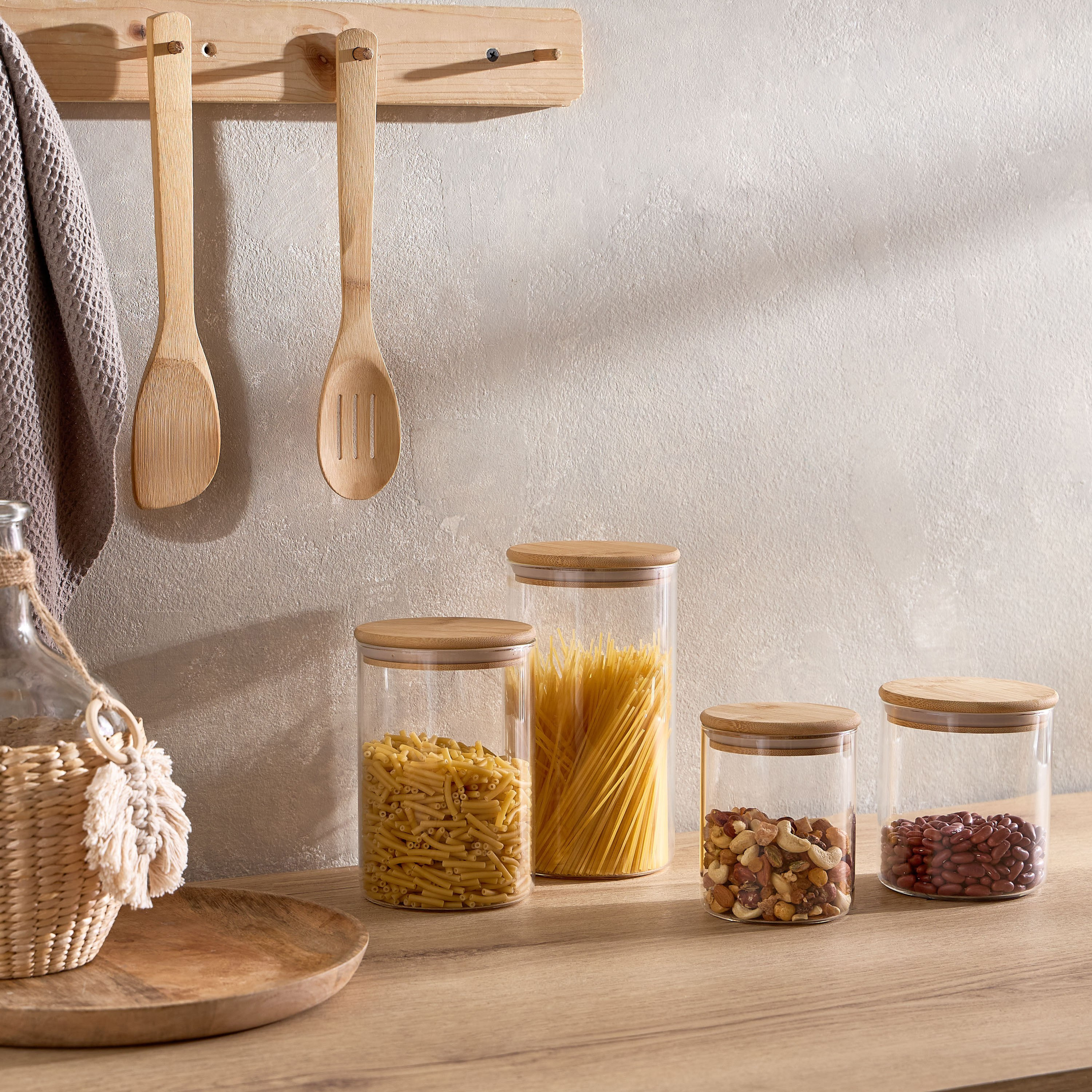 La Natura Borosilicate Glass Jar - 650 ml-hbxhomeware-hbxkitchen-image-4