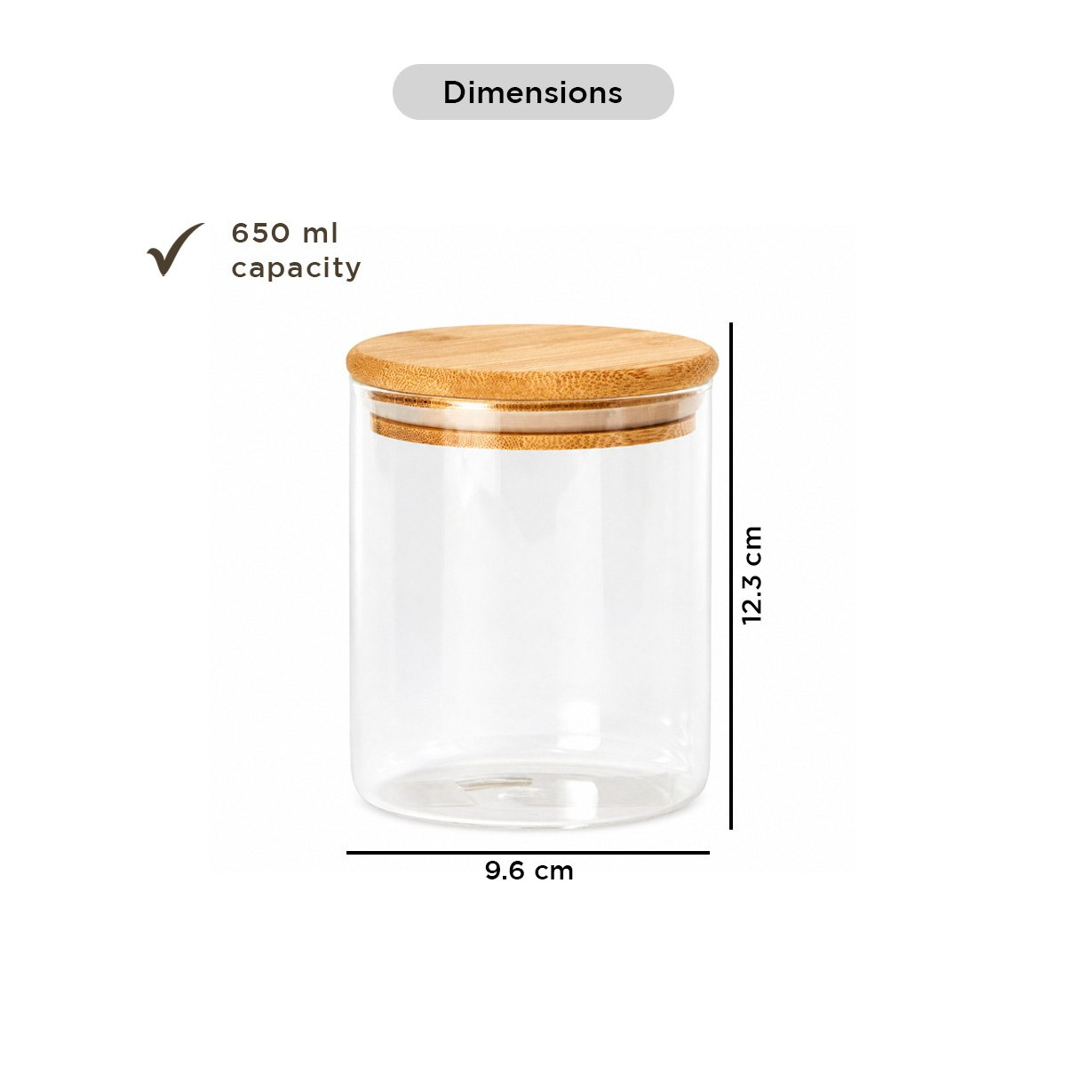 جرة زجاج بوروسيليكات من لا ناتشورا - 650 مل-hbxhomeware-hbxkitchen-image-8