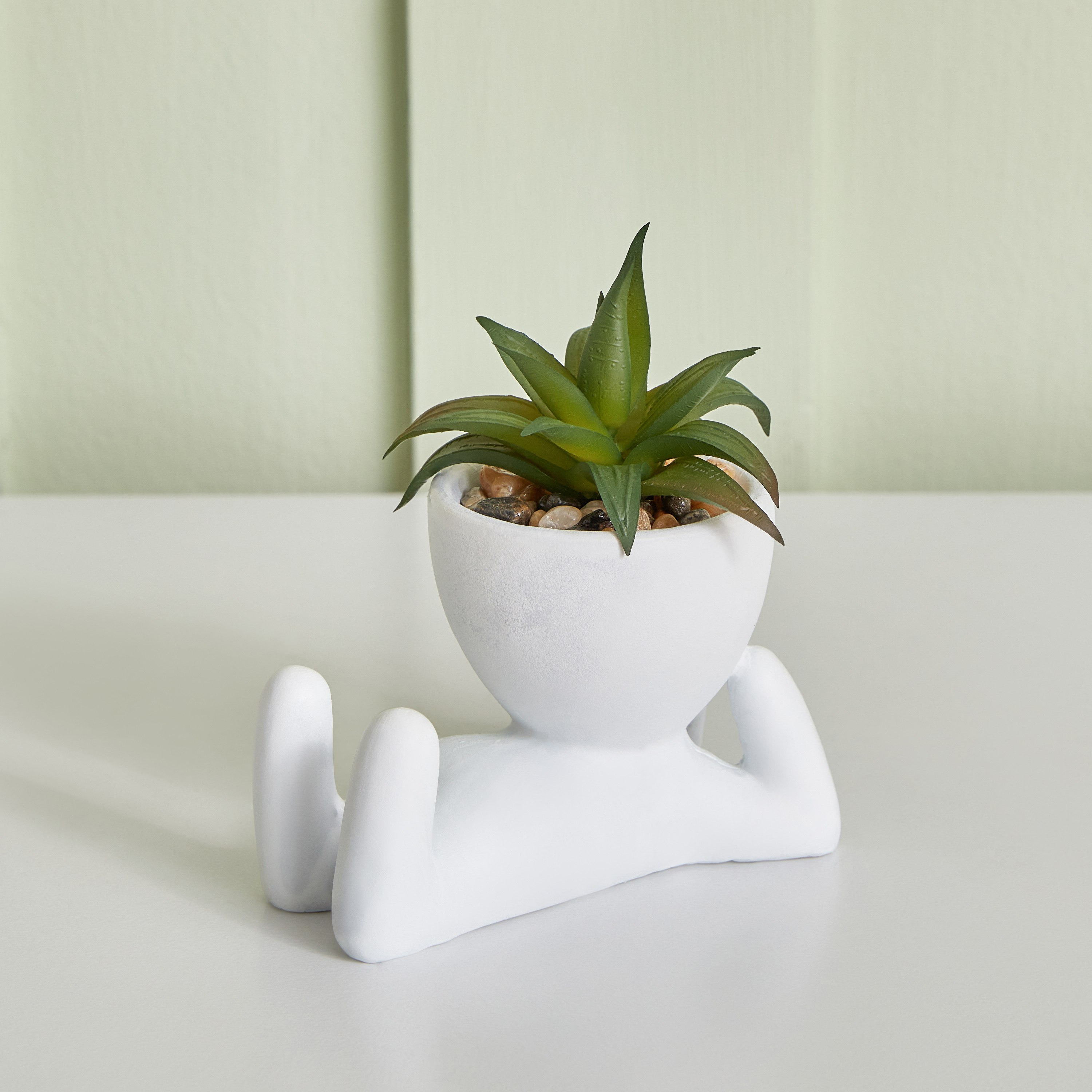 وعاء نباتات صغير من ديستان - 11x7x10.5 سم-hbxdecorandfurnishings-homeaccessories-artificialflowersandplants-image-1