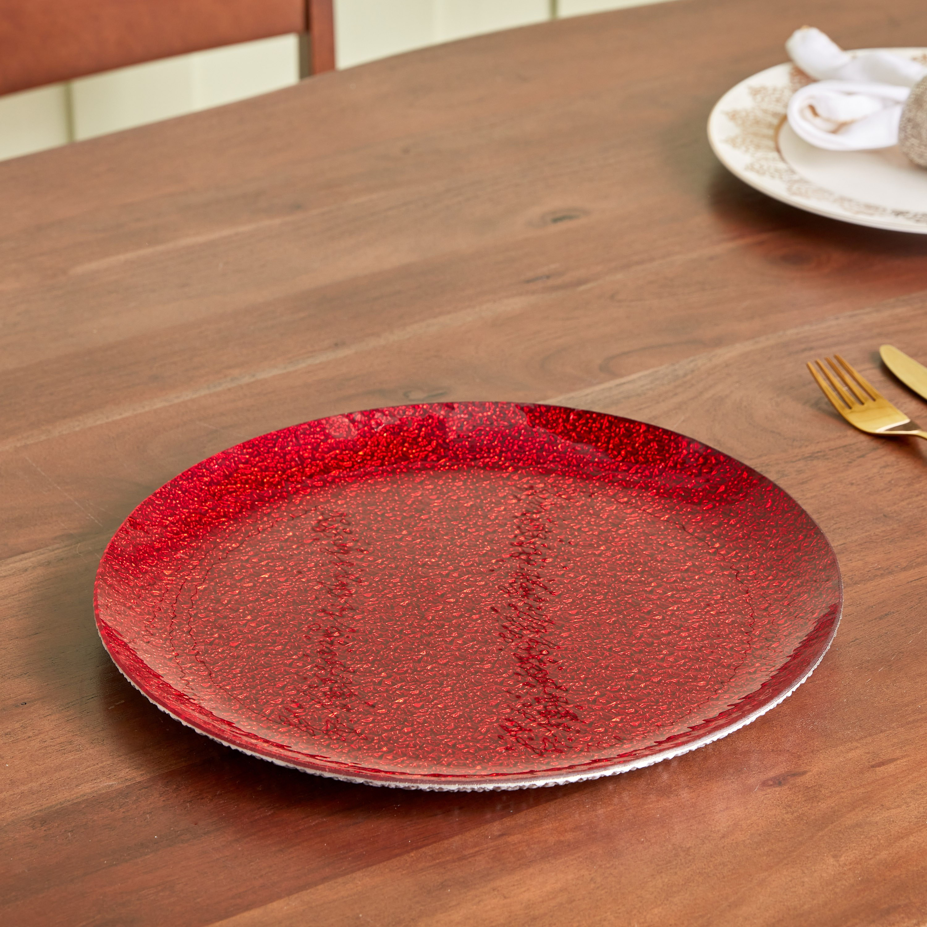 صحن تشارجر زجاجي مستدير من ديستان - 33 سم-hbxhomeware-hbxdecorandfurnishings-image-1